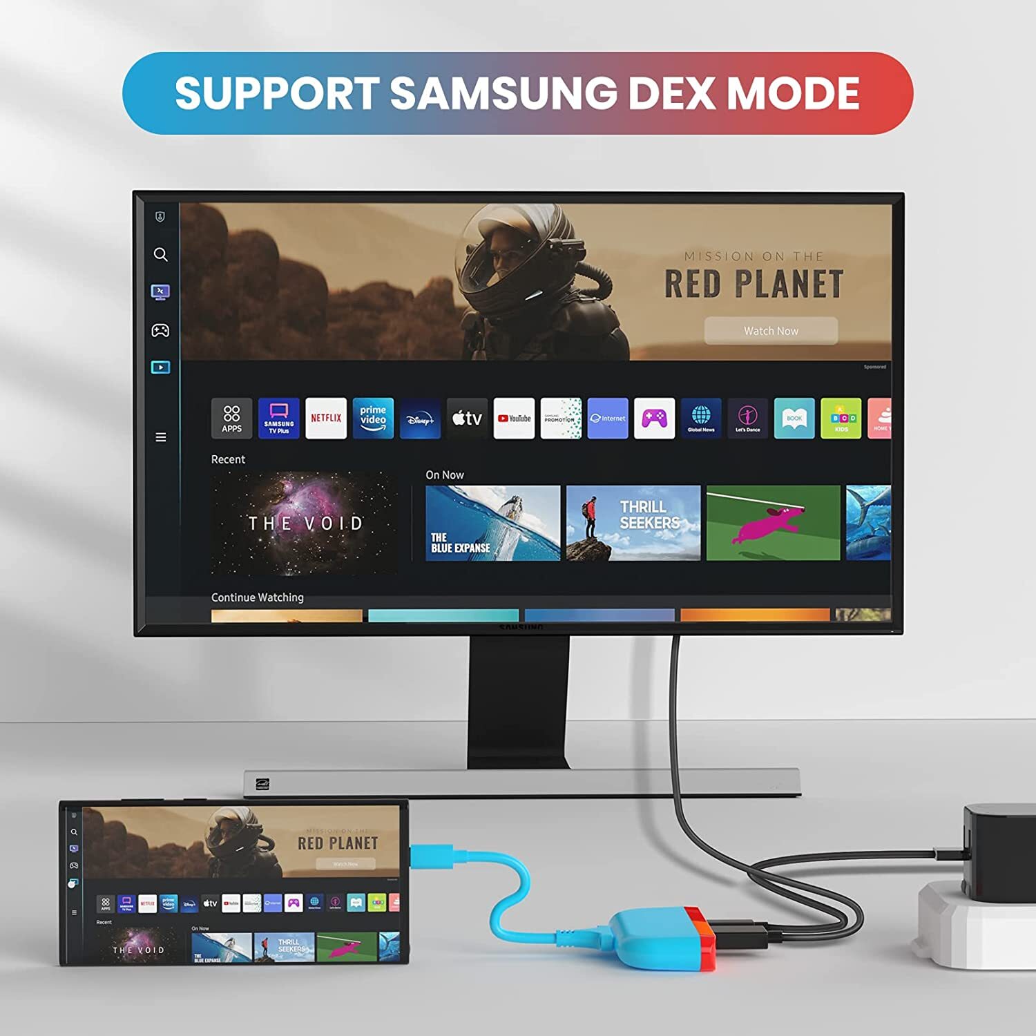 Switch Dock TV Dock for Nintendo Switch Portable Docking Station USB C to 4K HDM