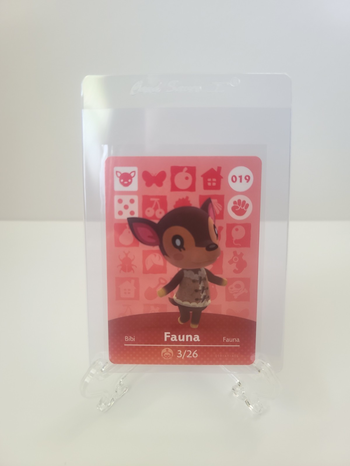 Nintendo amiibo Animal Crossing New Horizons Fauna Character Card #019 (2015)
