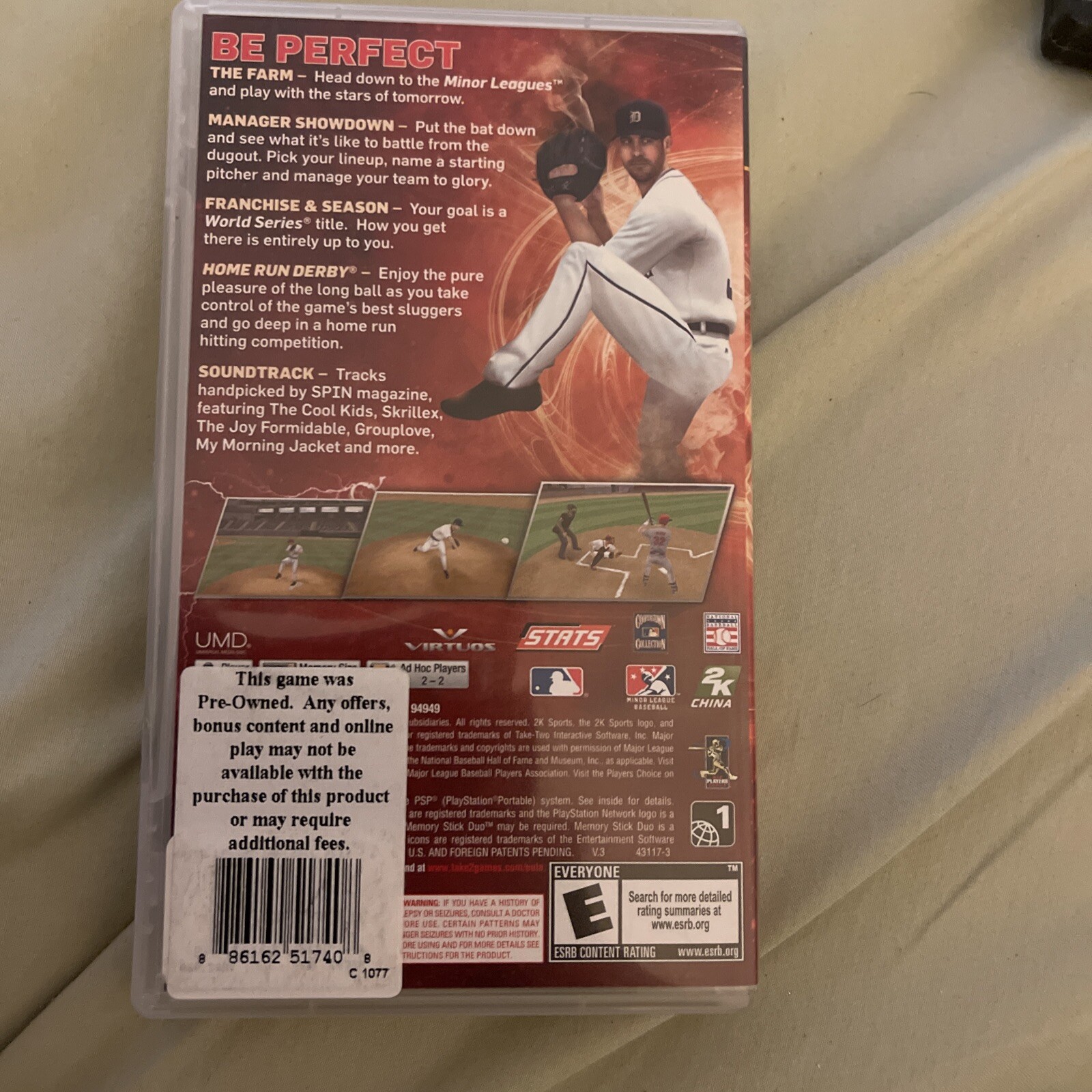 Major League Baseball 2K12 (Sony PlayStation 3, 2012)