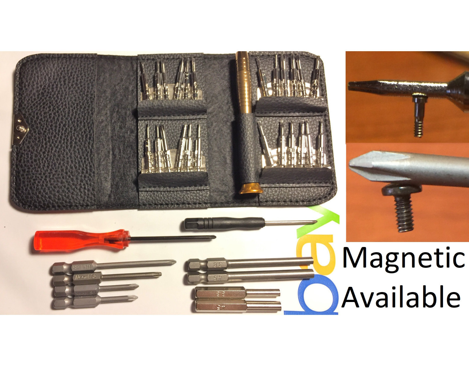 3.8mm 4.5mm Security Bit Tool Kit Switch Nintendo GBA Sega N64 NES Screwdriver