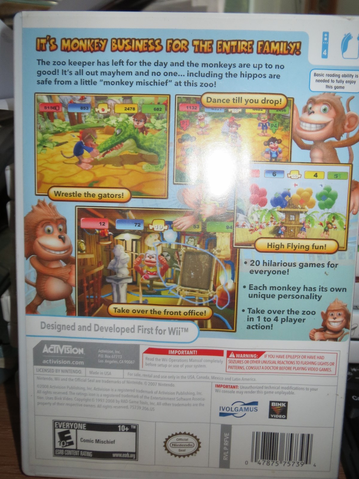 Monkey Mischief (Wii, 2008)