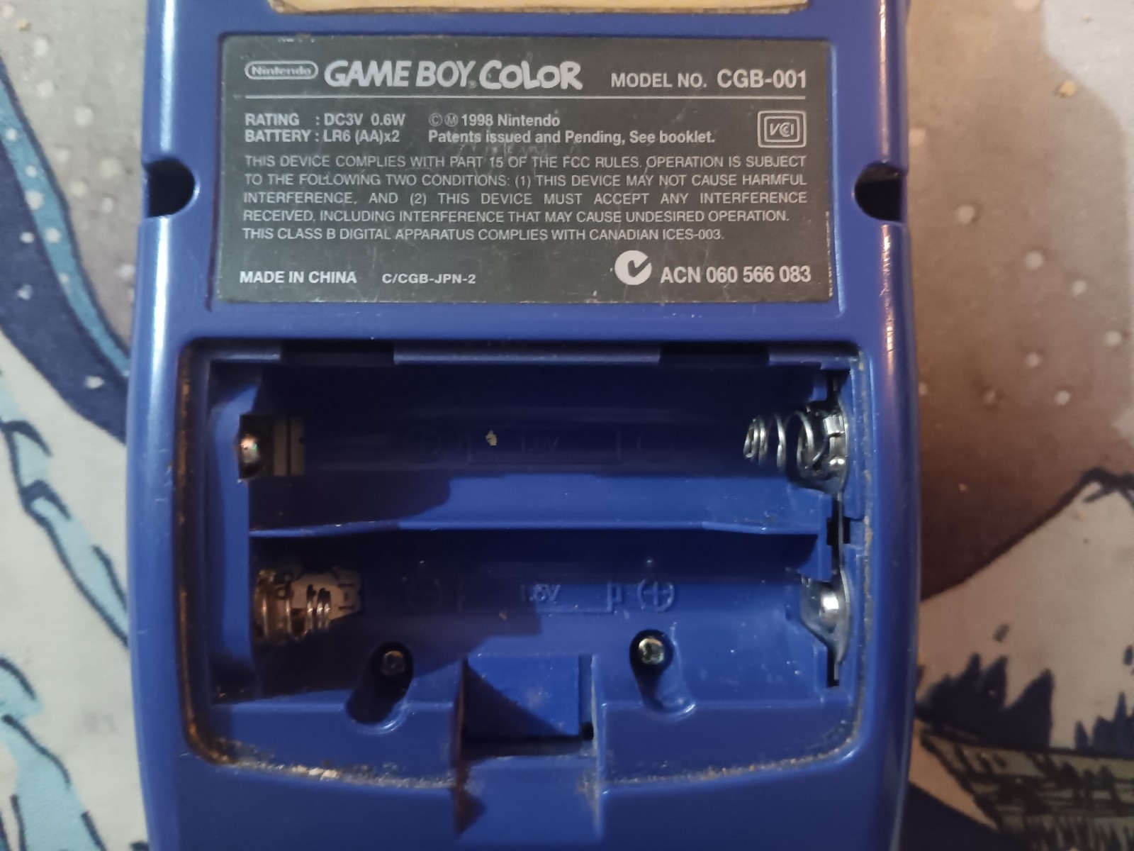Nintendo Game Boy Color Pokémon Grape Console