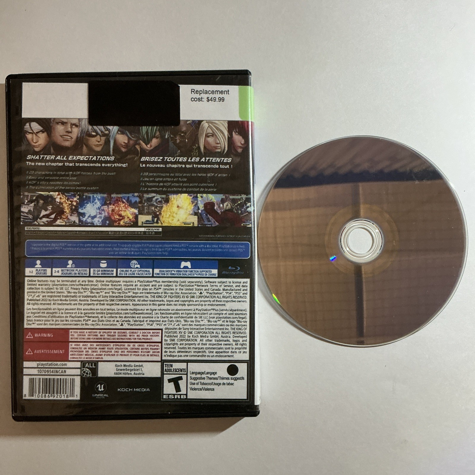 The King of Fighters XV – Sony PlayStation 4