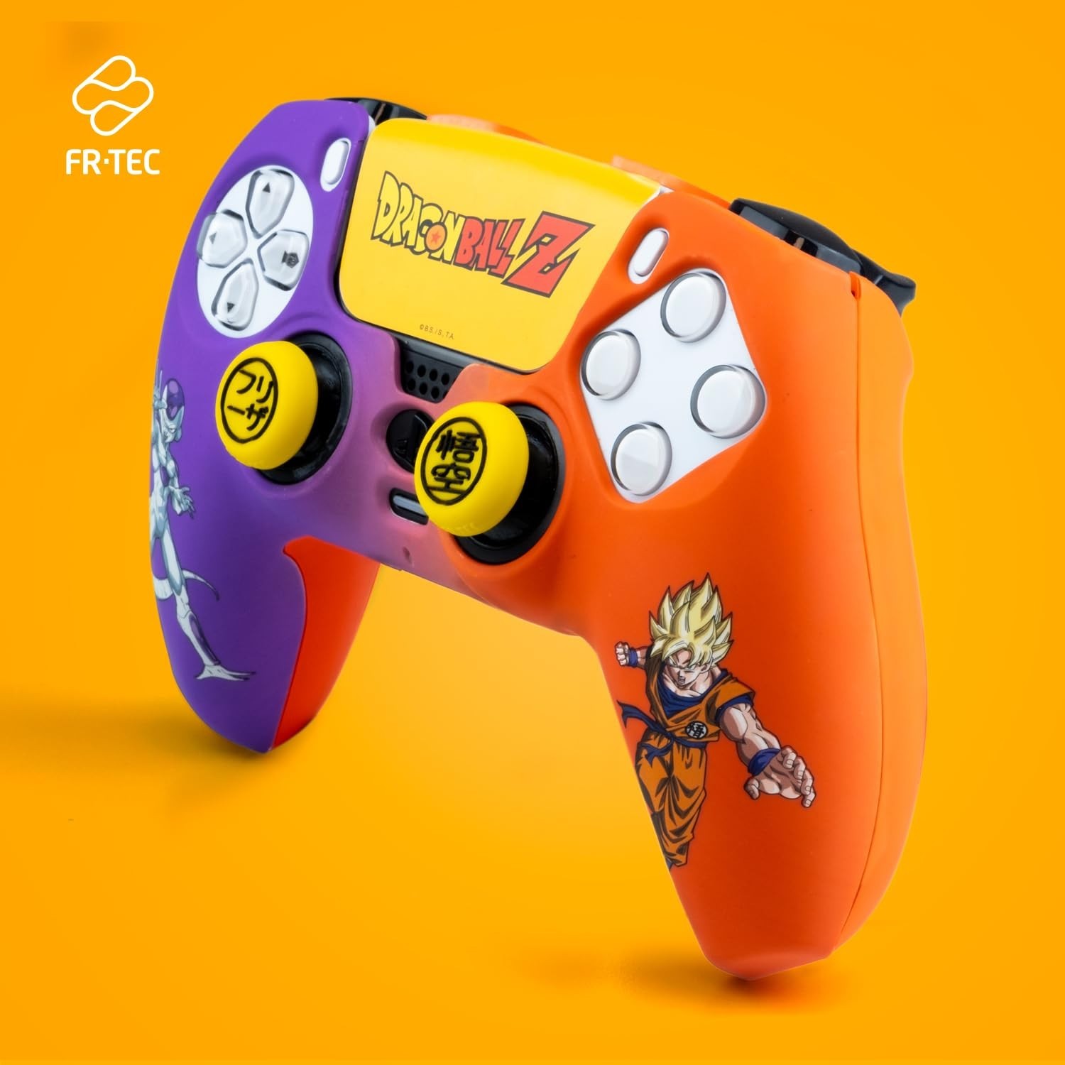 Dragon Ball Z PS5 Controller Case Grips Sticker Combo Pack Gaming Accessory