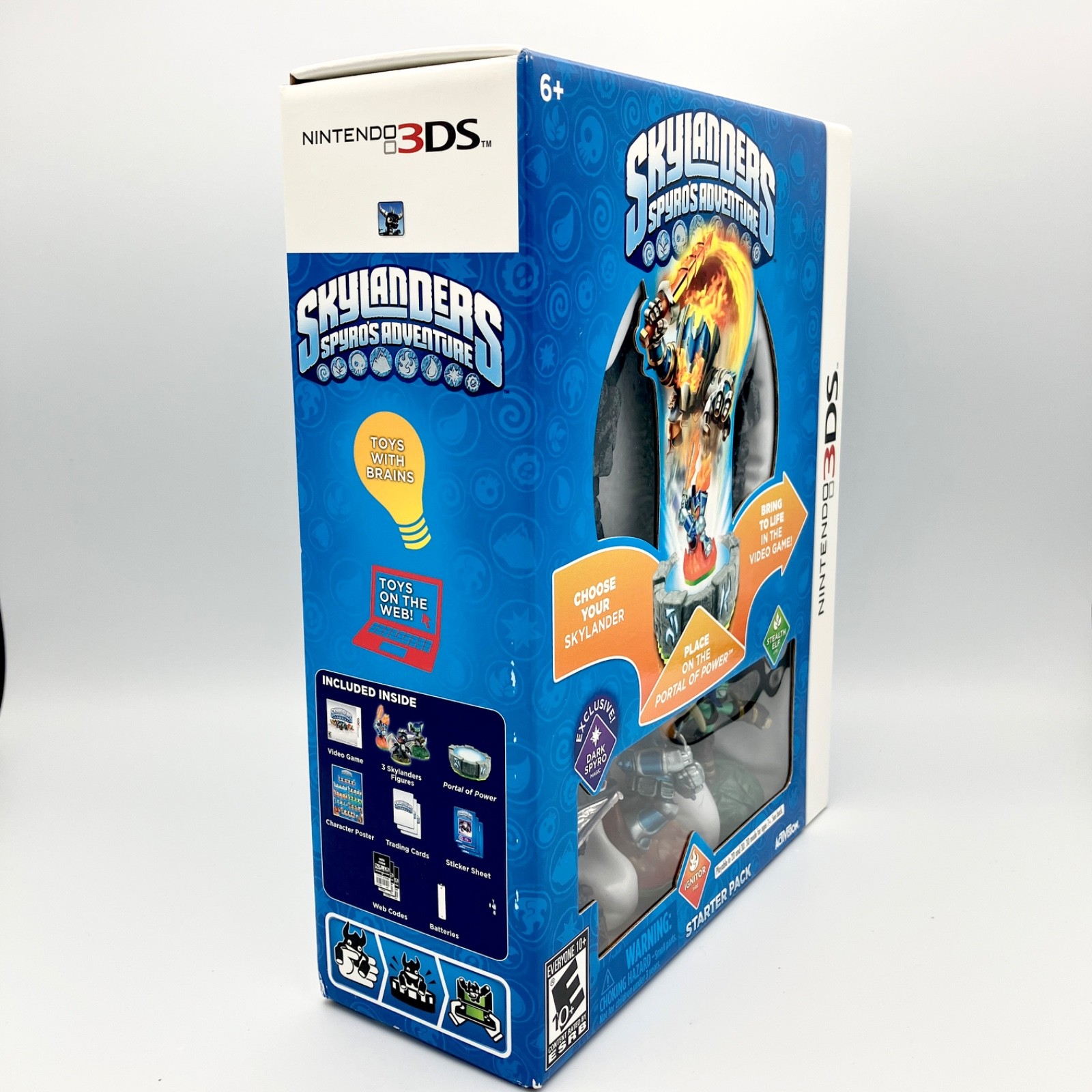 Skylanders Spyros Adventure Nintendo 3DS Starter Pack Dark Spyro Stealth Elf NEW