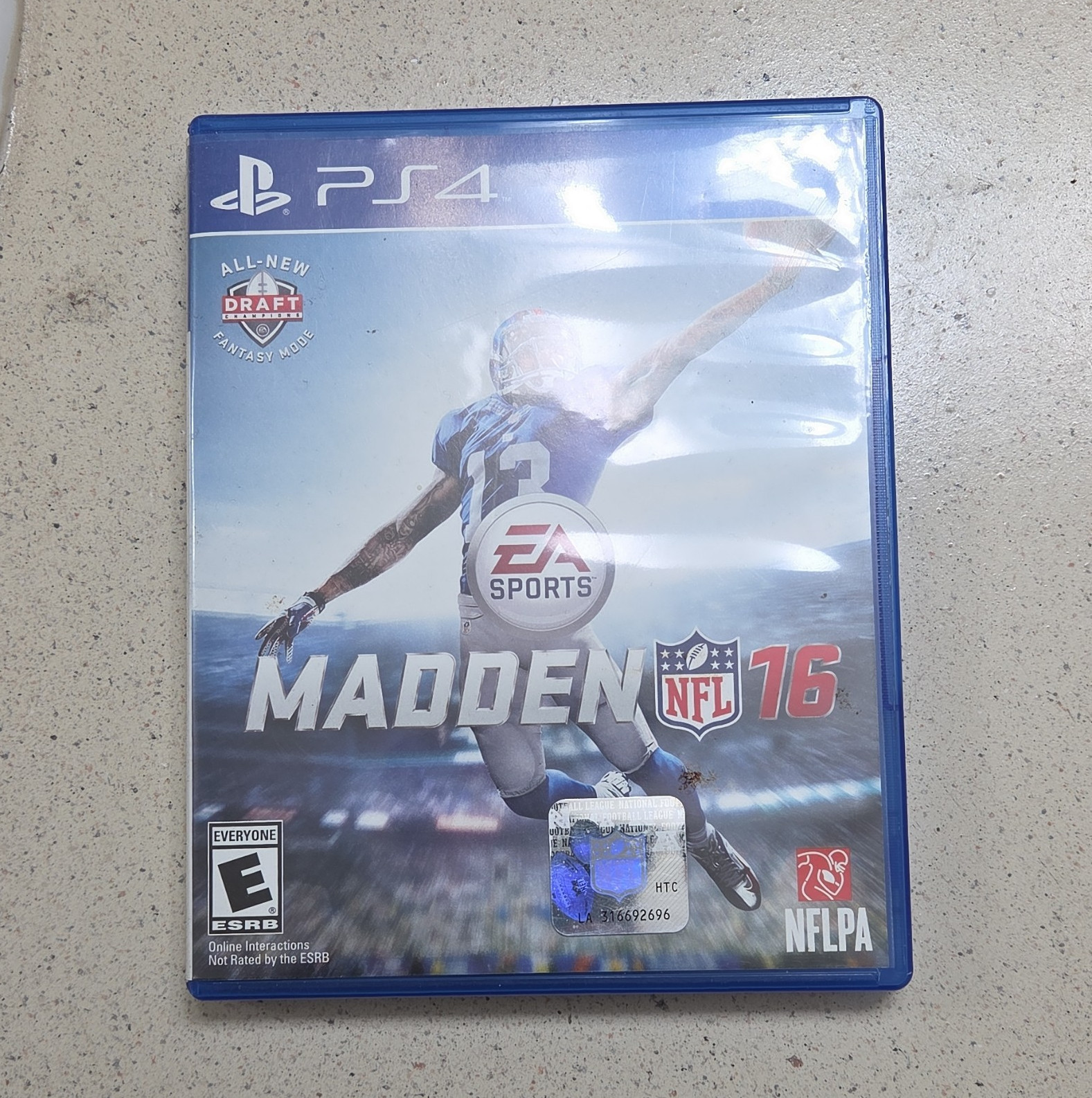 EA SPORTS Madden NFL 16 Sony PlayStation 4 PS4 2016 Football Sports E MP