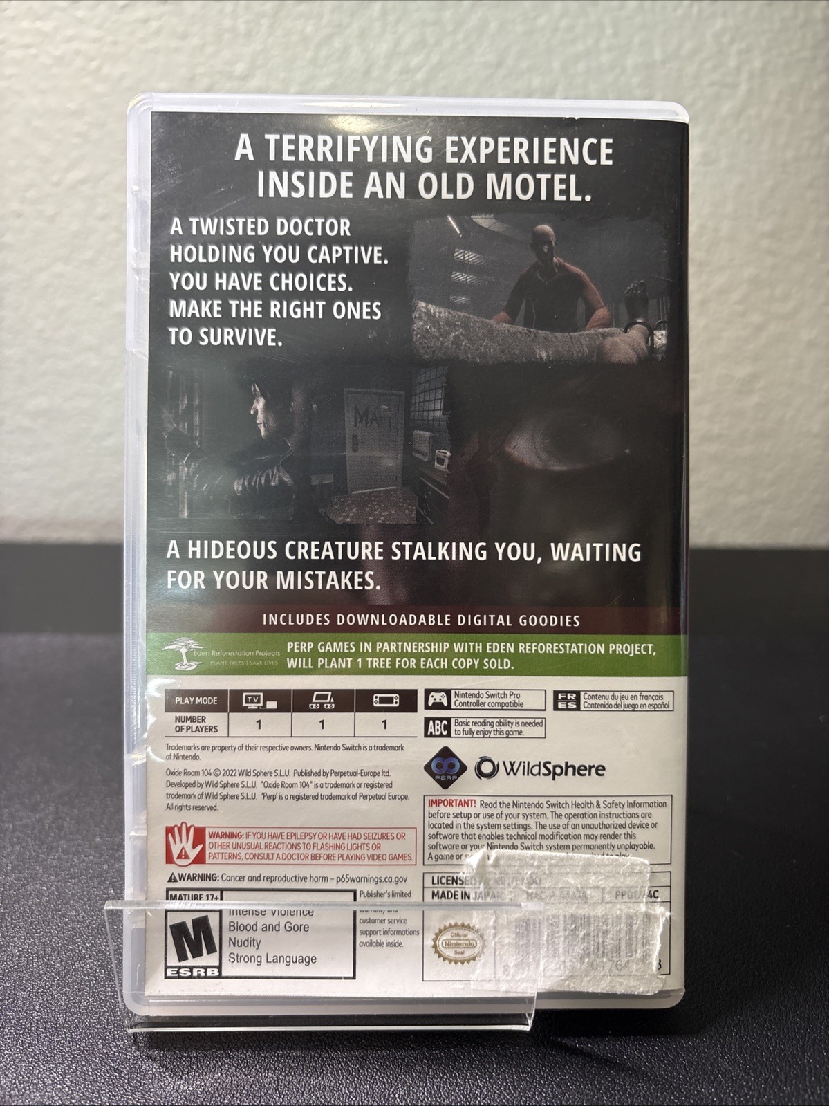 Oxide Room 104 (Nintendo Switch, 2022) CIB Tested Working