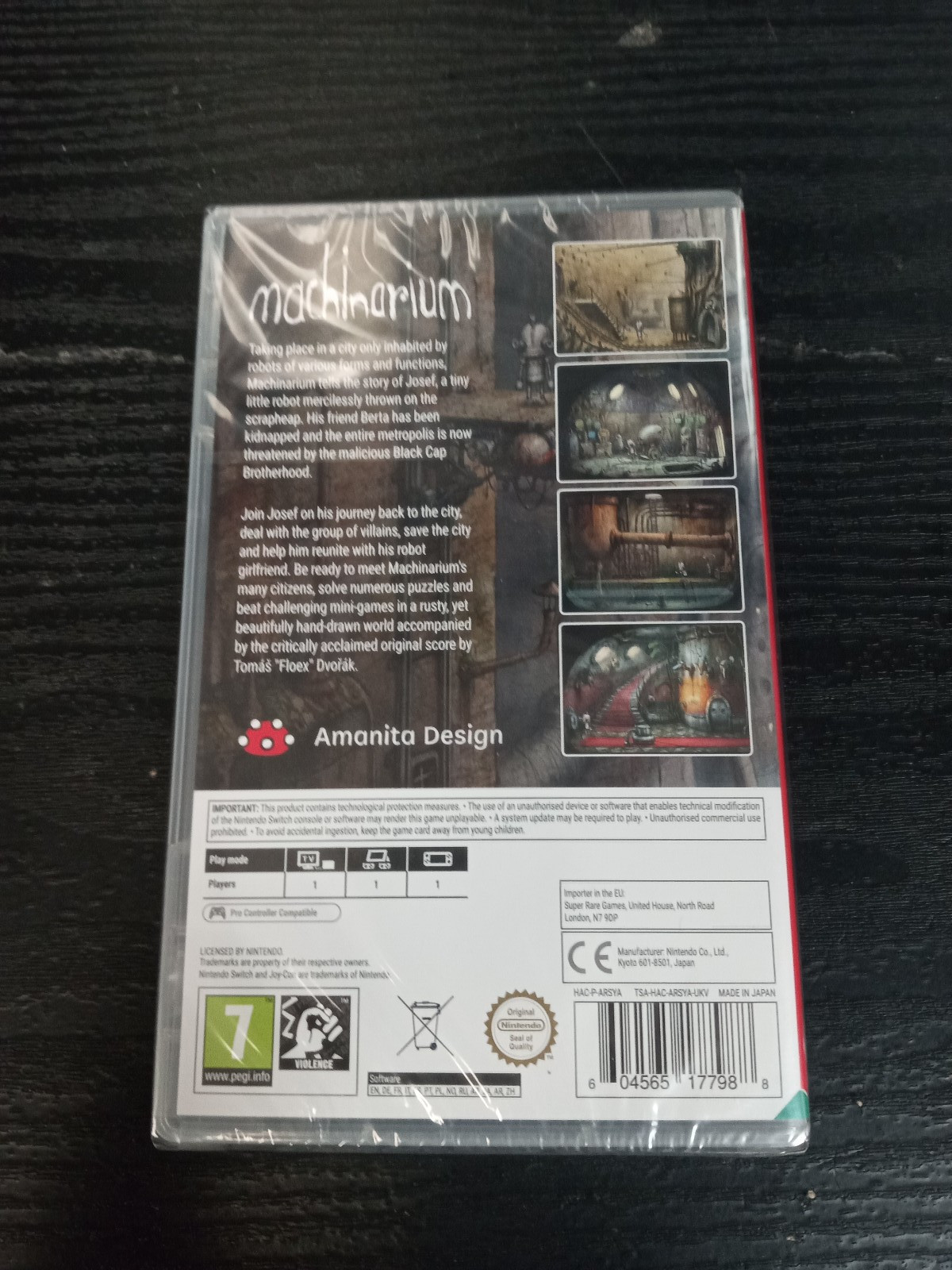 Machinarium for Nintendo Switch Brand New Factory Sealed