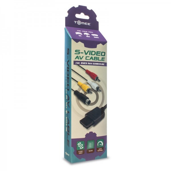 Tomee S-Video AV Cable for SNES Super Nintendo N64 GameCube