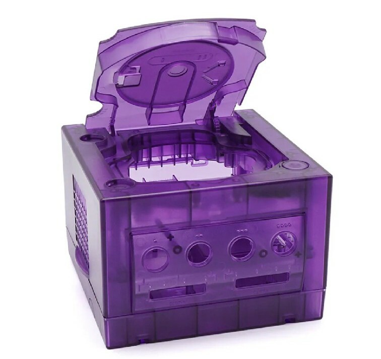 Replacement Housing Shell clear, black, purple,orange for NGC Nintendo Gamecube