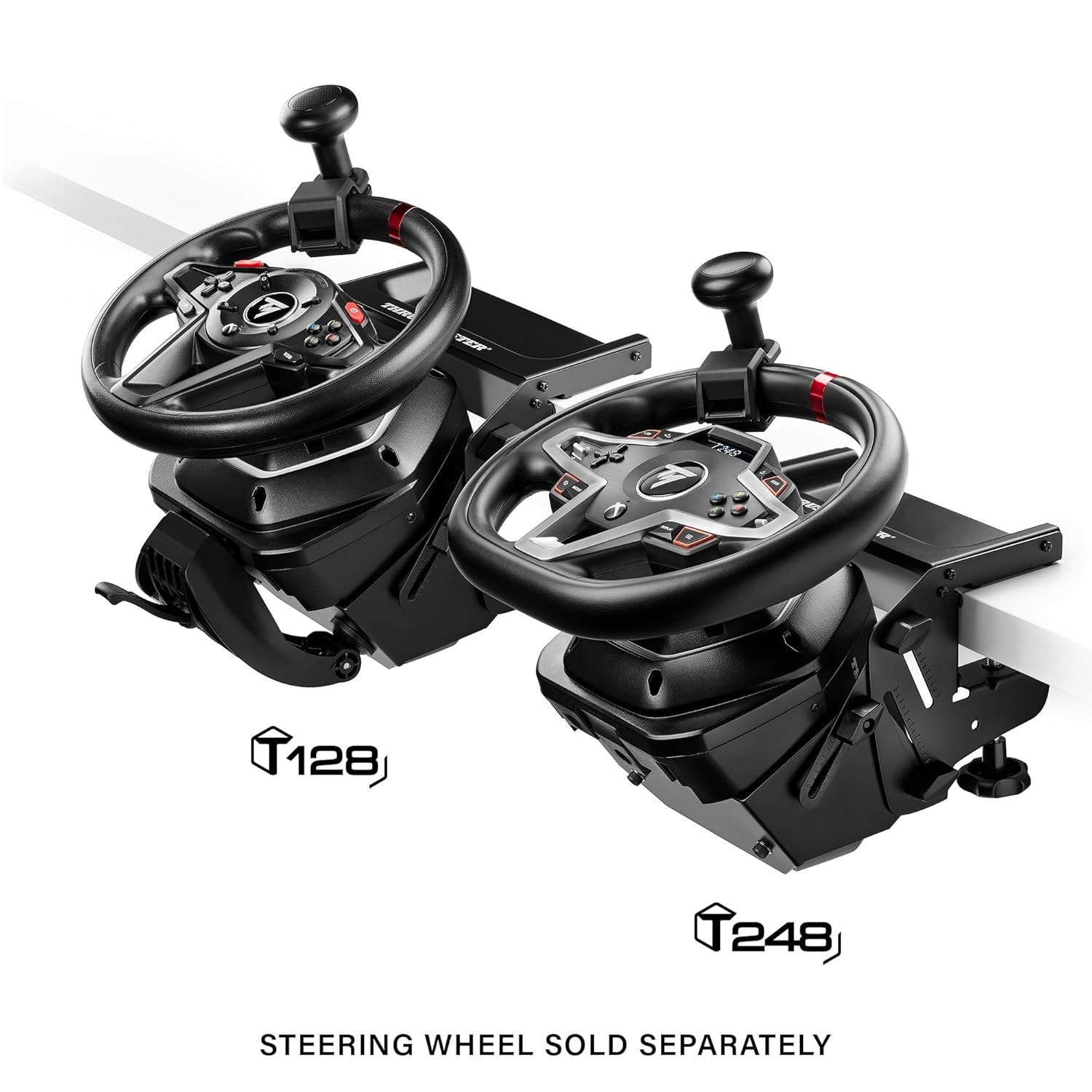 Thrustmaster Simtask Steering Kit, Adjustable Clamp and Spinner Knob, for Truck