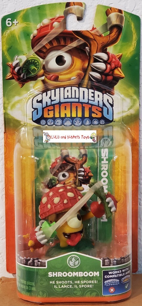 Skylanders Giants Series 2 SHROOMBOOM Figure Trading Card Activision Video Game