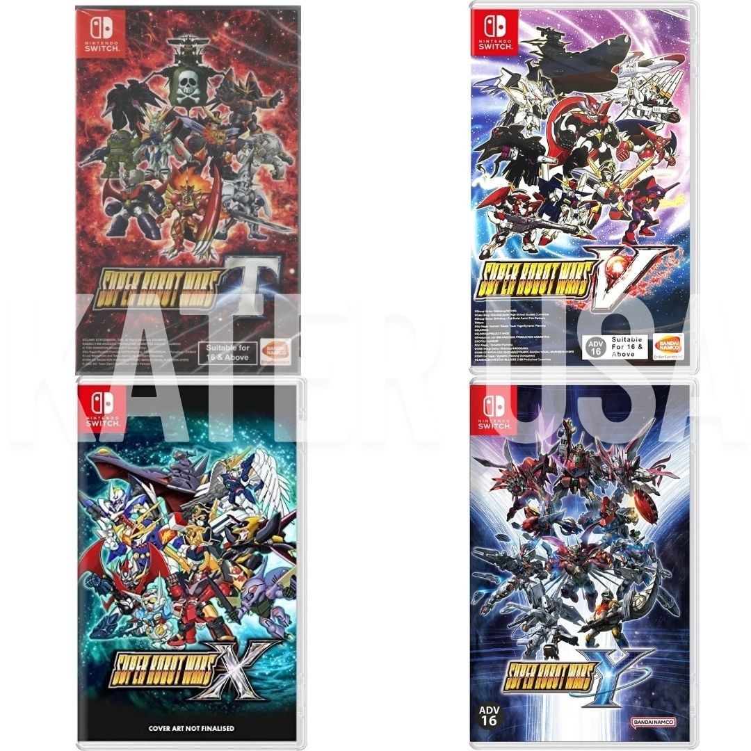 Super Robot Wars T + V + X + Y Switch Brand New Bundle Special (Turn-Based)