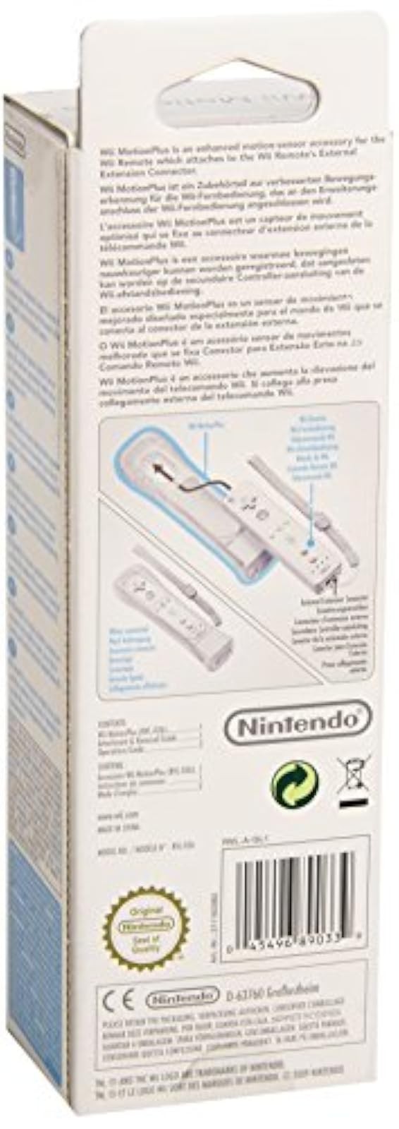 Nintendo OEM MotionPlus For Wii Remote Very Good 4Z