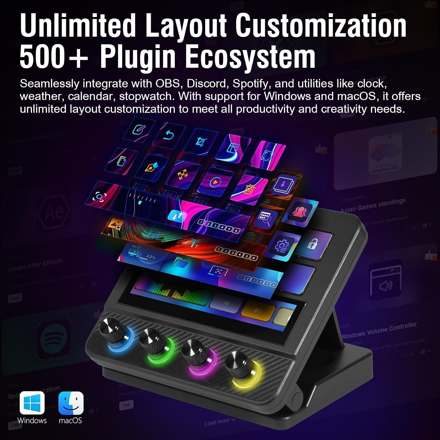 USB Soundboard & Stream Controller for Gamers, Streamers