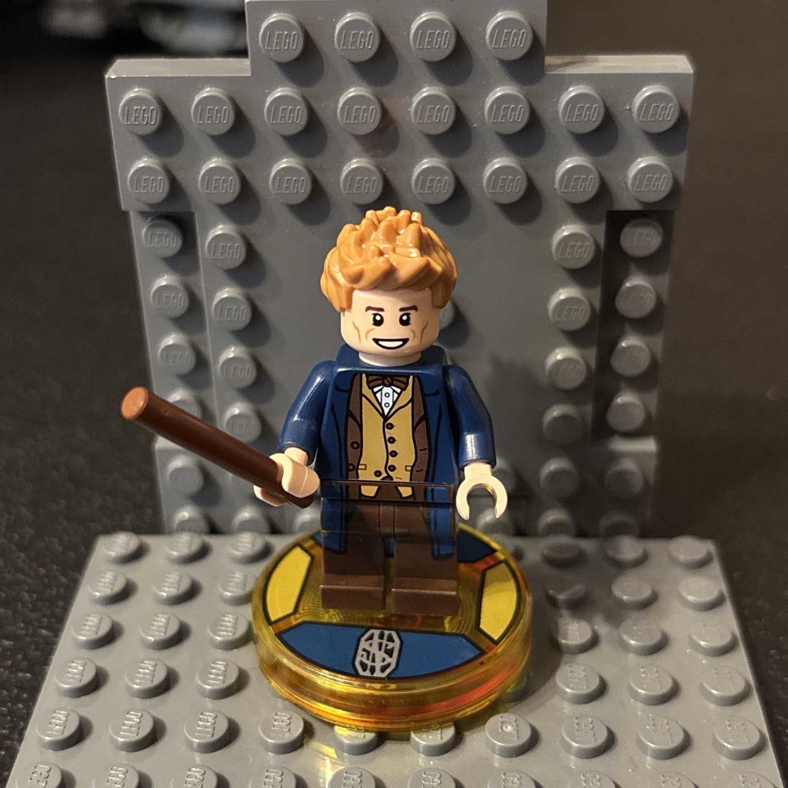 LEGO Dimensions Newt Scamander Minifigure w/Game Tags 71253 Fantastic Beasts