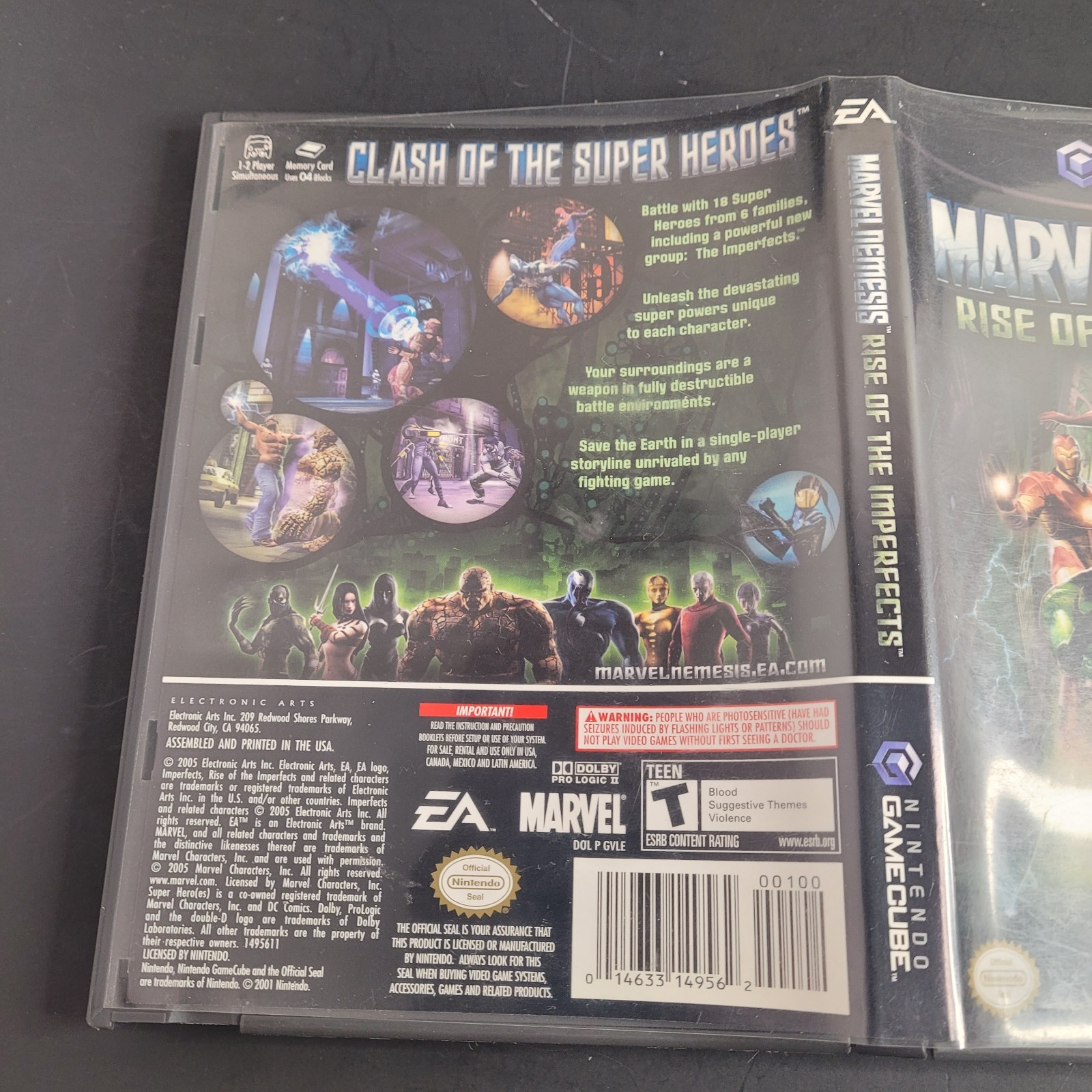 Marvel Nemesis: Rise of the Imperfects (Nintendo GameCube, 2005)