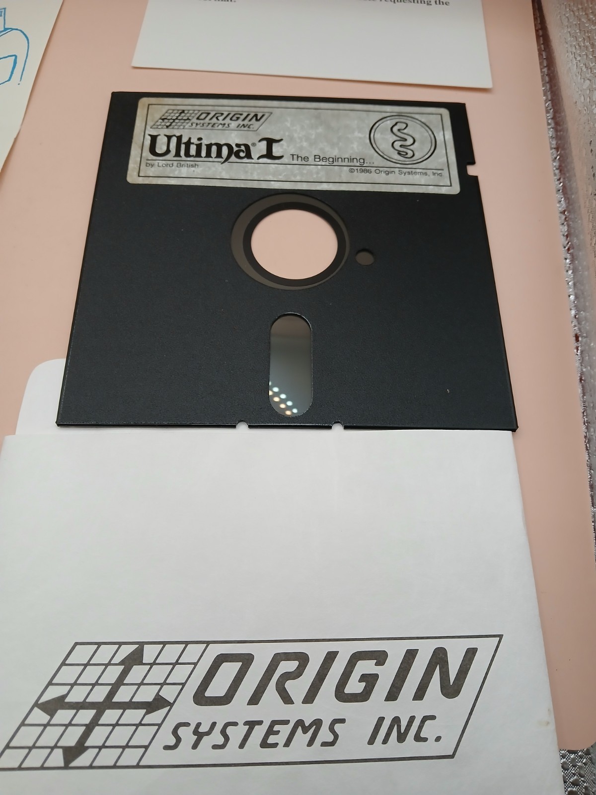 IBM RPG 1986 Ultima I One (1) PC Game IBM Tandy Five Coins 100% Complete + Reg.