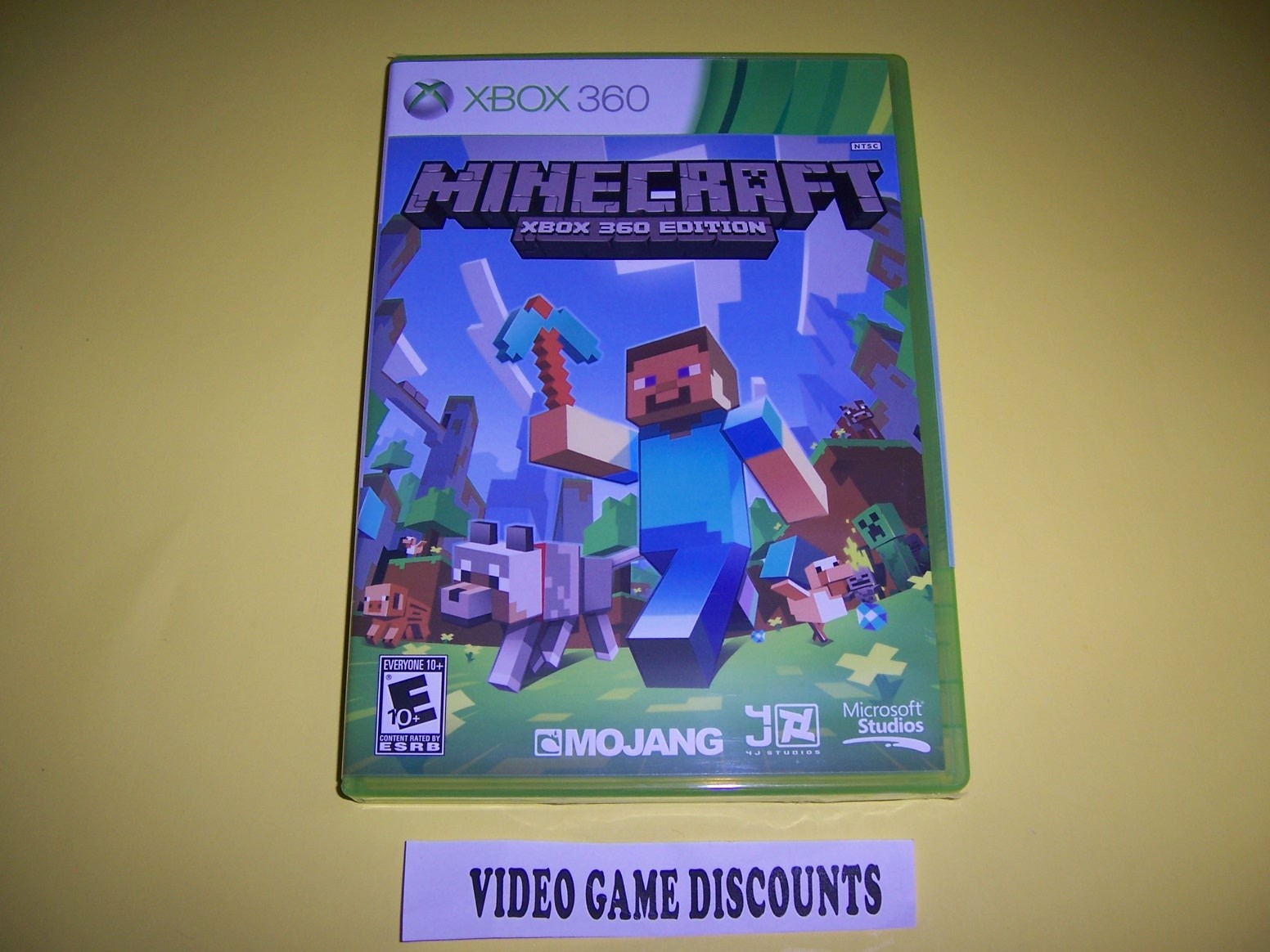 Replacement Original Box Case for Microsoft Xbox 360 XB Mindcraft Mind Craft