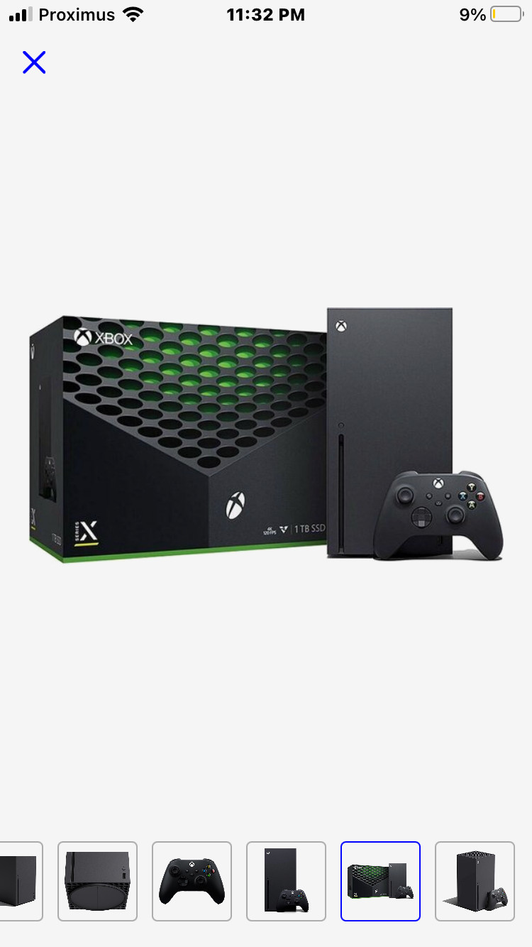Microsoft Xbox Series X 1TB Video Game Console – Black