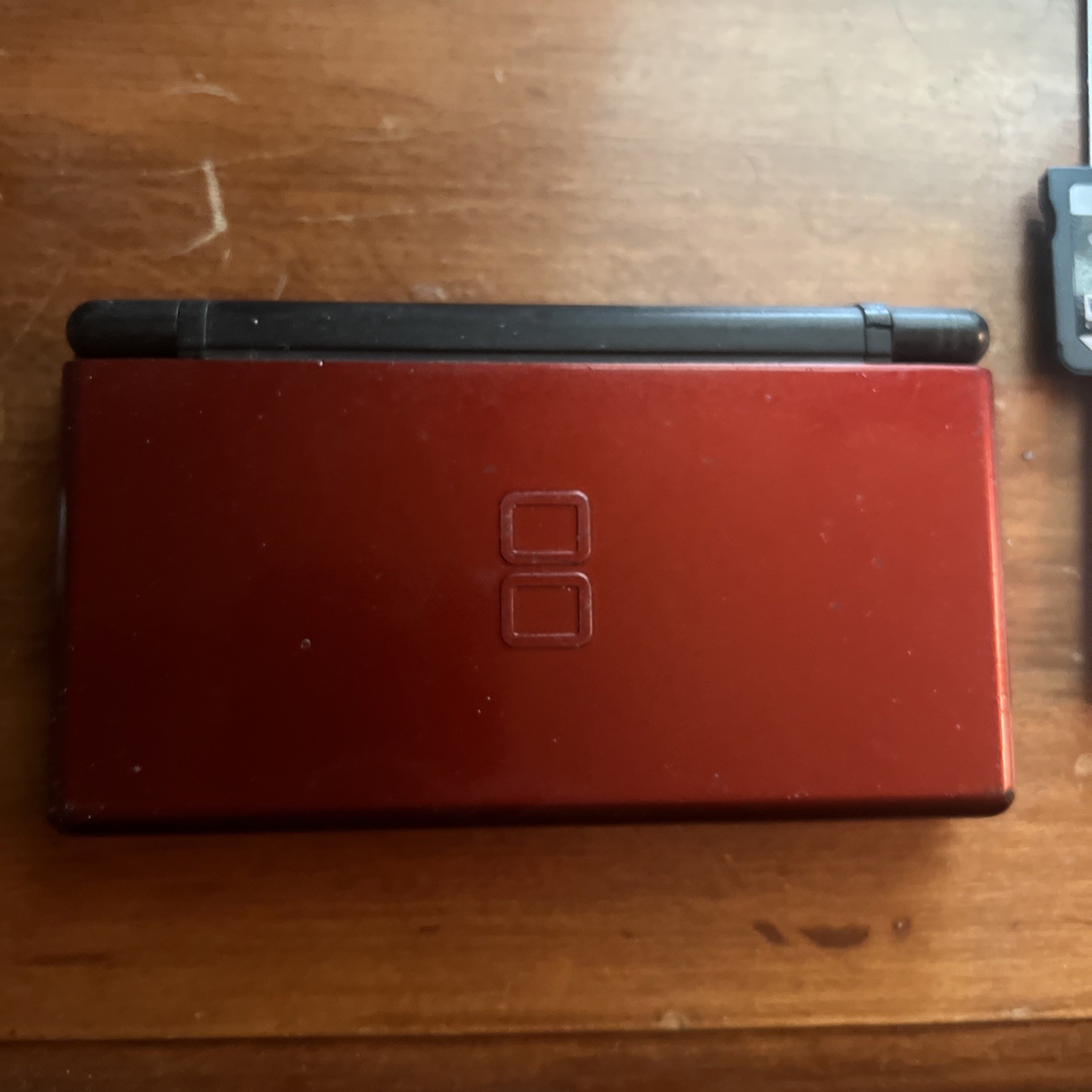 Nintendo DS Lite Red Handheld System Console w/ Charger — TESTED WORKS – READ