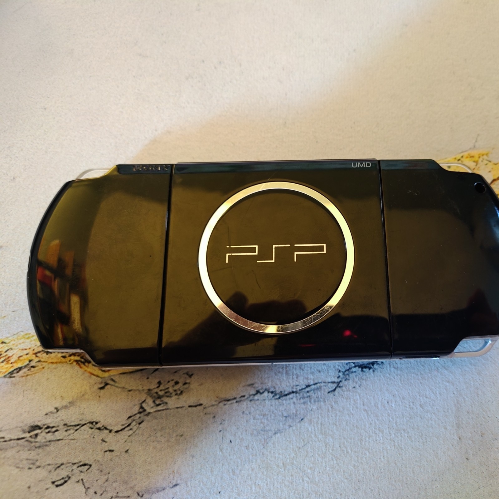 Sony PlayStation Portable PSP 3001 Black Handheld Game Console read before