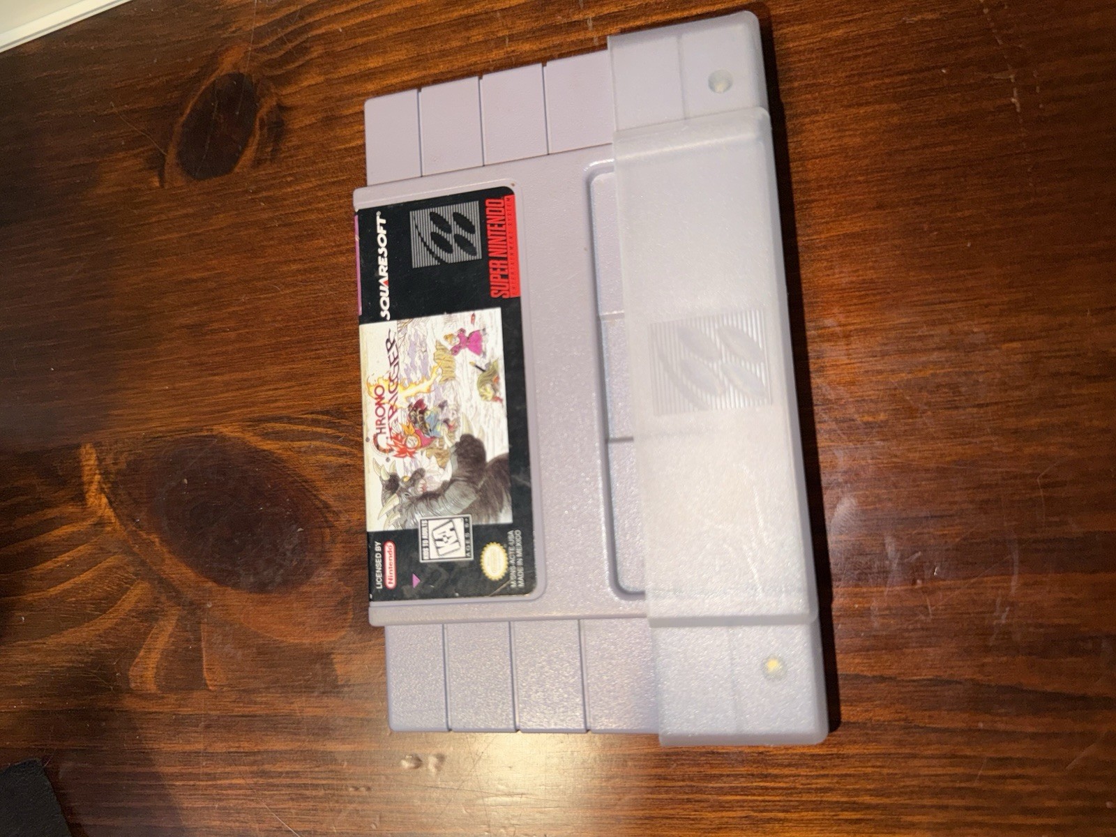 Chrono Trigger SNES Cartridge + Case Box No Manual Authentic RPG Made in Mexico