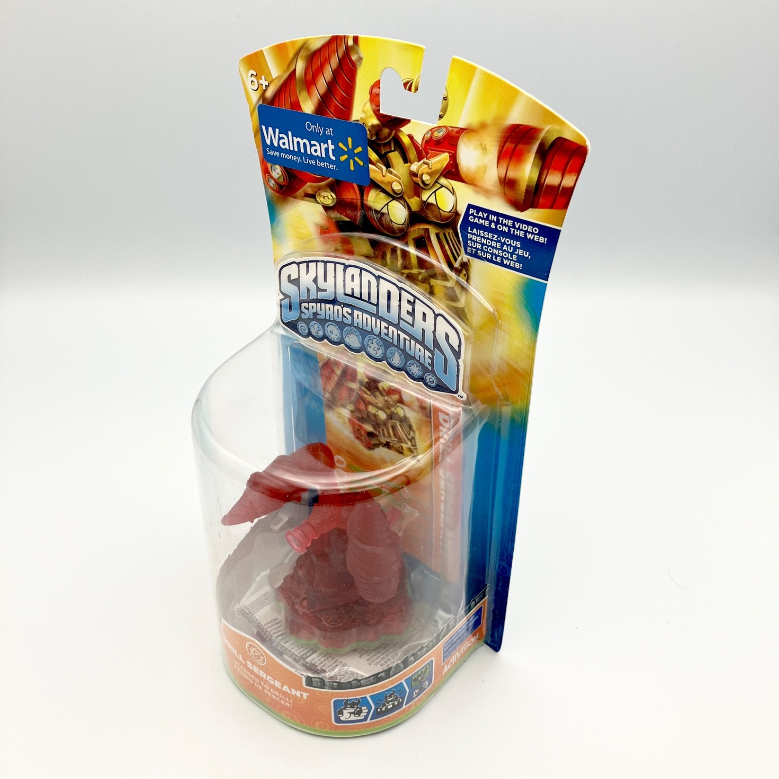 Skylanders Spyros Adventure Red Drill Sergeant Figure Walmart Variant NEW SEALED