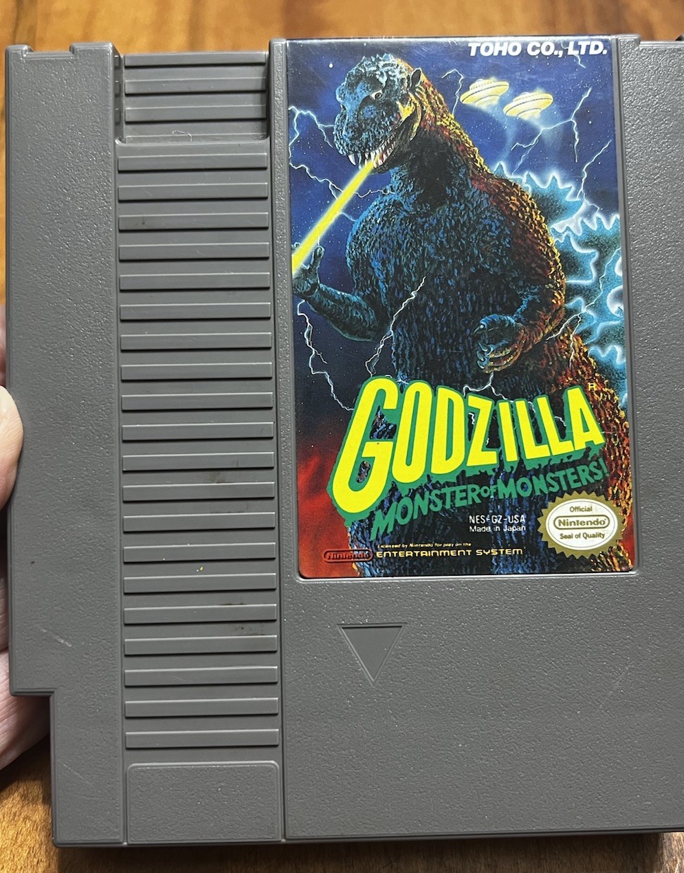 Godzilla Monster Of Monsters NES Video Game Nintendo 1985