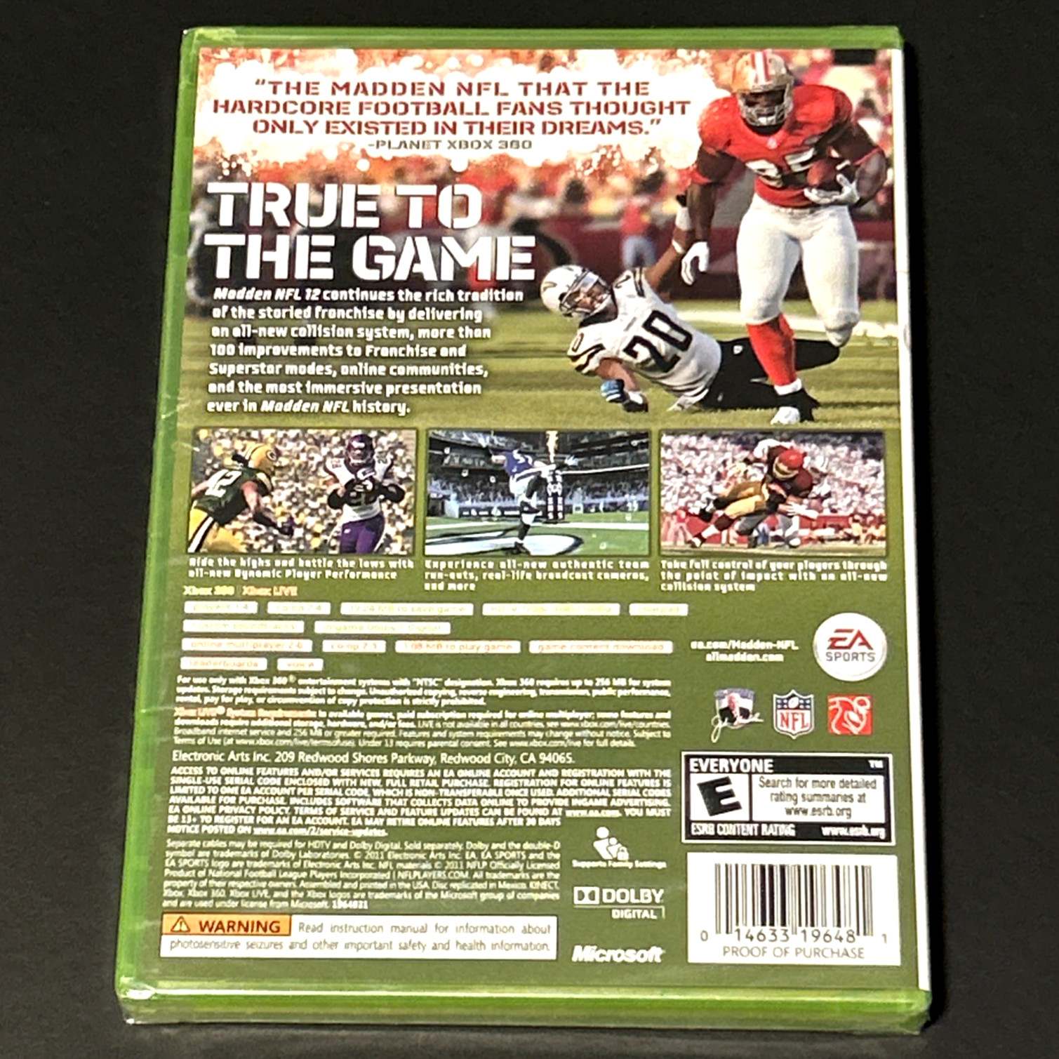 Madden 12 (Microsoft Xbox 360, 2011) **BRAND NEW** sealed READ description