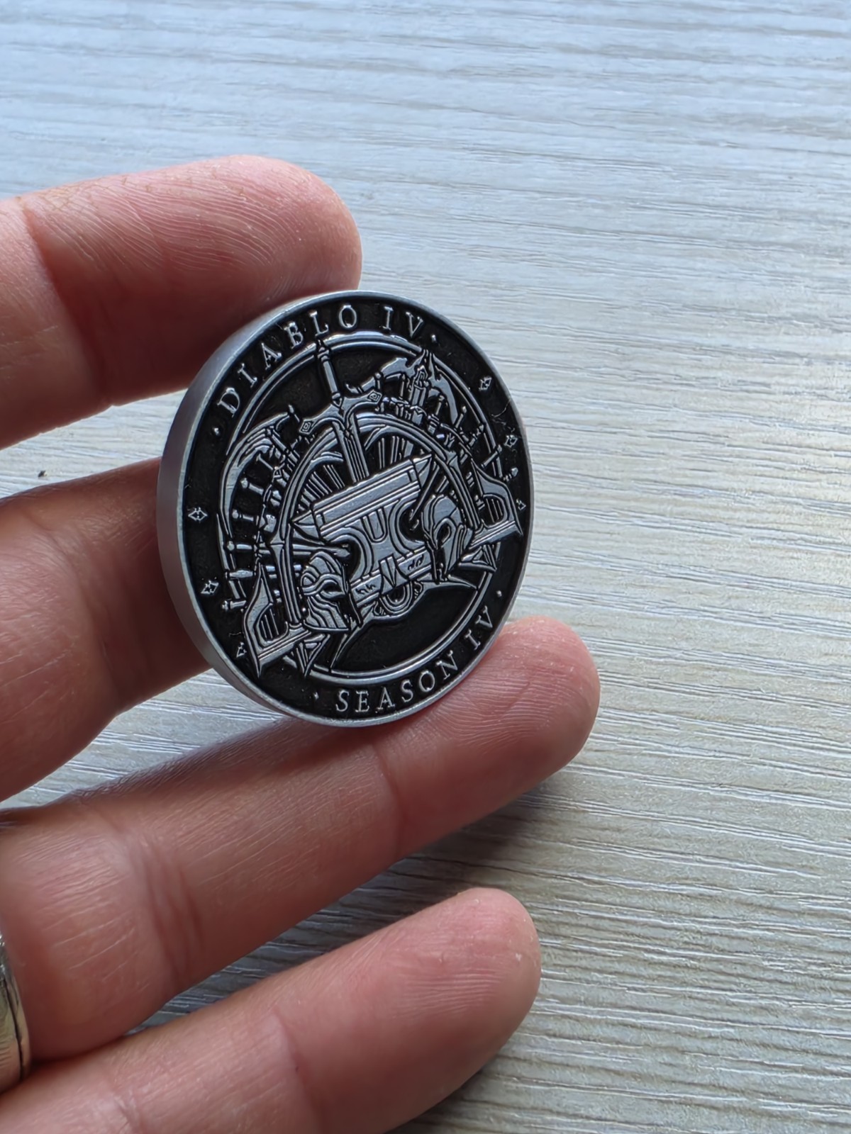 Diablo 4 IV Developer Coin Medal Season Of Loot Reborn #4 D4 Rare Blizzard PC
