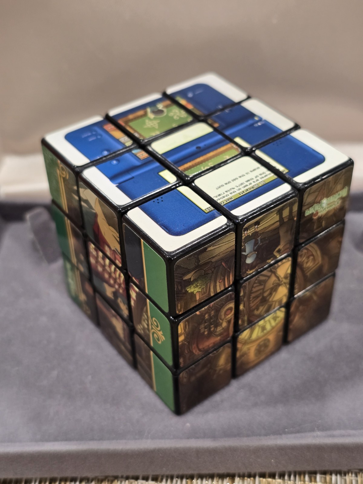 Nintendo Promotional Professor Layton and the Unwound Future Rubik’s Cube Rare!!