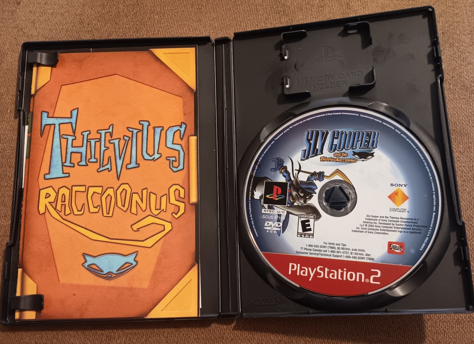 Sly Cooper Trilogy 1 2 3 PlayStation 2 PS2 Thievius Band of Thieves Honor Among