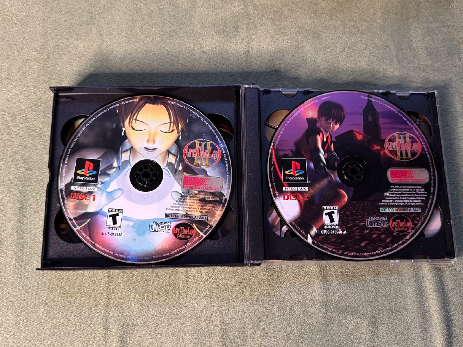 Arc the Lad Collection Complete with Manual and Omake Box