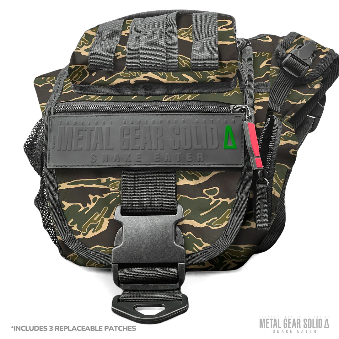 Metal Gear Solid Δ Snake Eater Konami Rare Exclusive Tactical Camo Satchel Bag