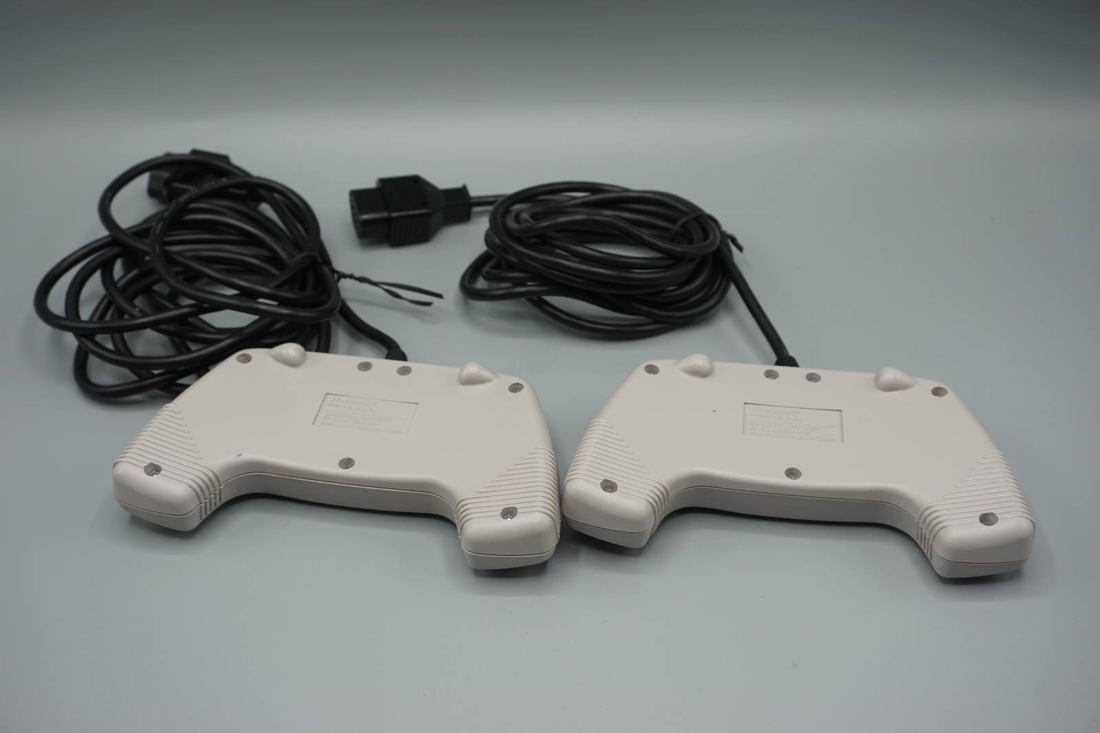 Lot of 2 Nintendo NES Max Controllers NES-027 Cleaned Tested Working-a59m