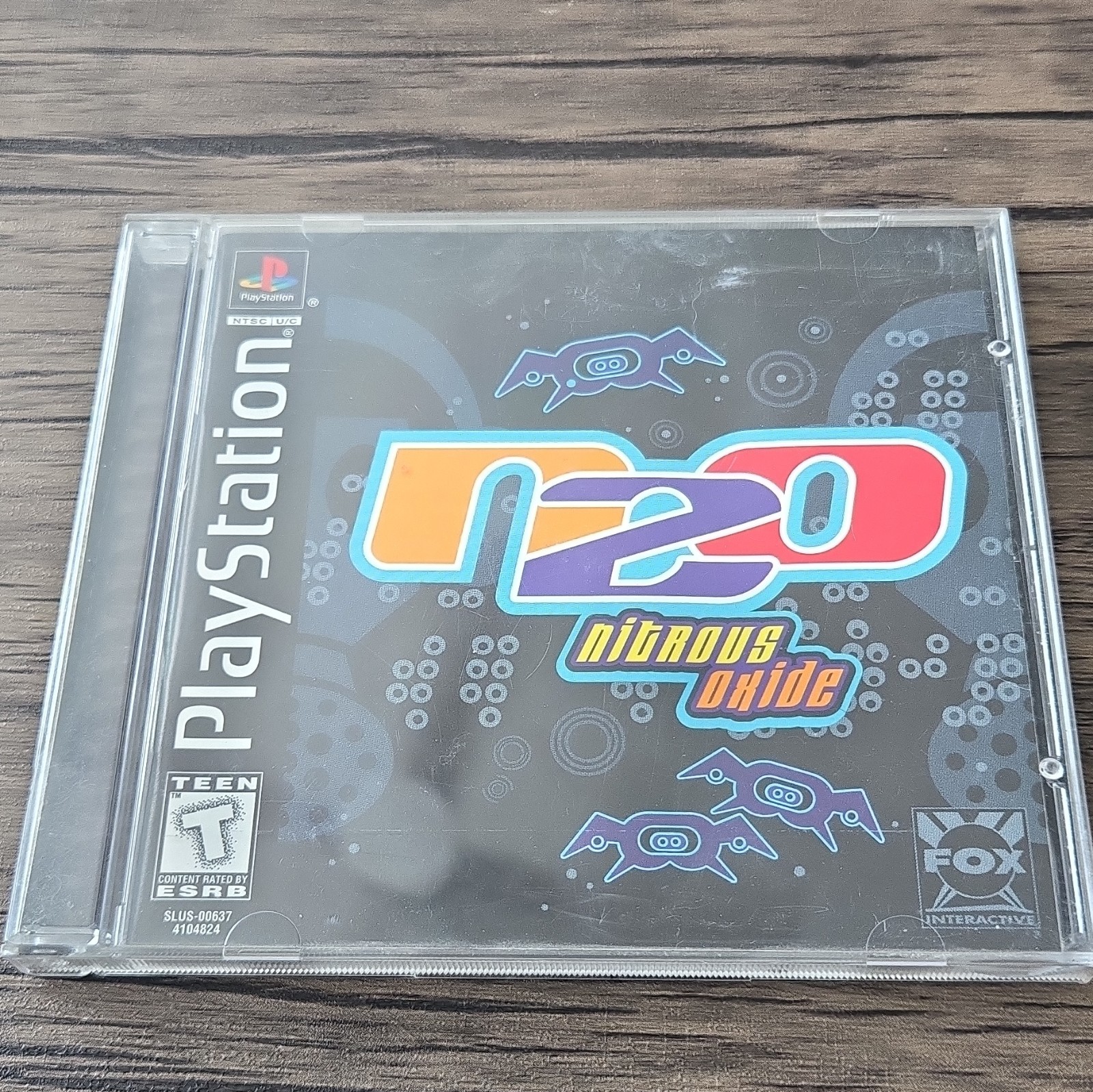 N2O: Nitrous Oxide Shooter Sci-Fi PS1 (1998) NTSC-U/C Complete CIB Reg card