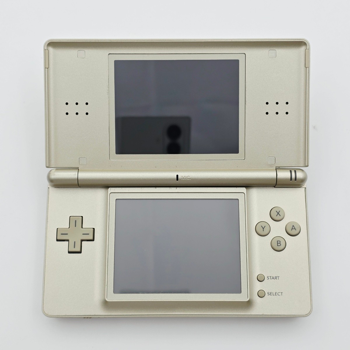 Nintendo DS Lite Zelda Triforce Gold Handheld System with Charger Stylus