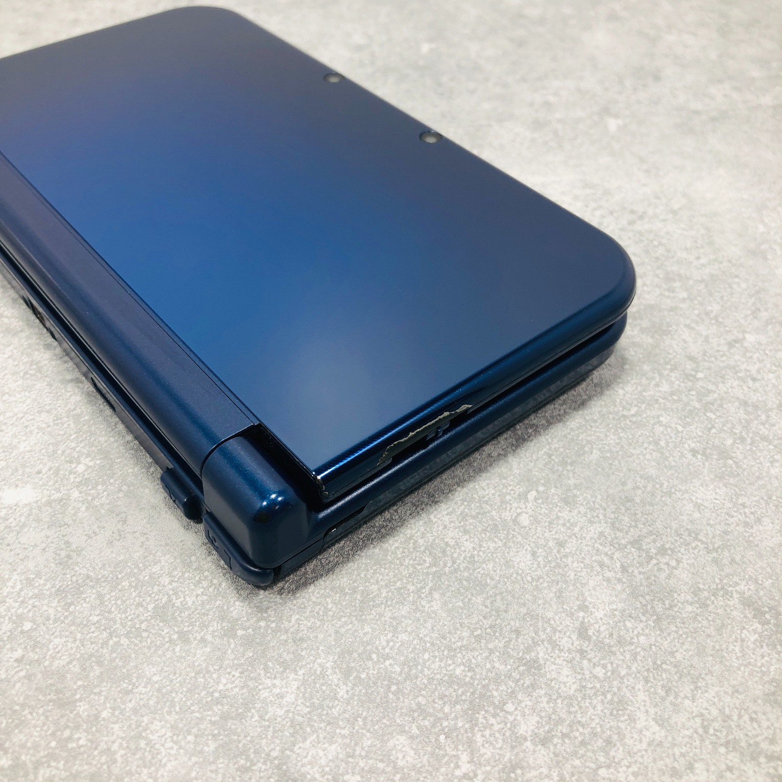 [EX+5] New Nintendo 3DS LL XL Metallic Blue console Japan Tested NTSC-J 06-109