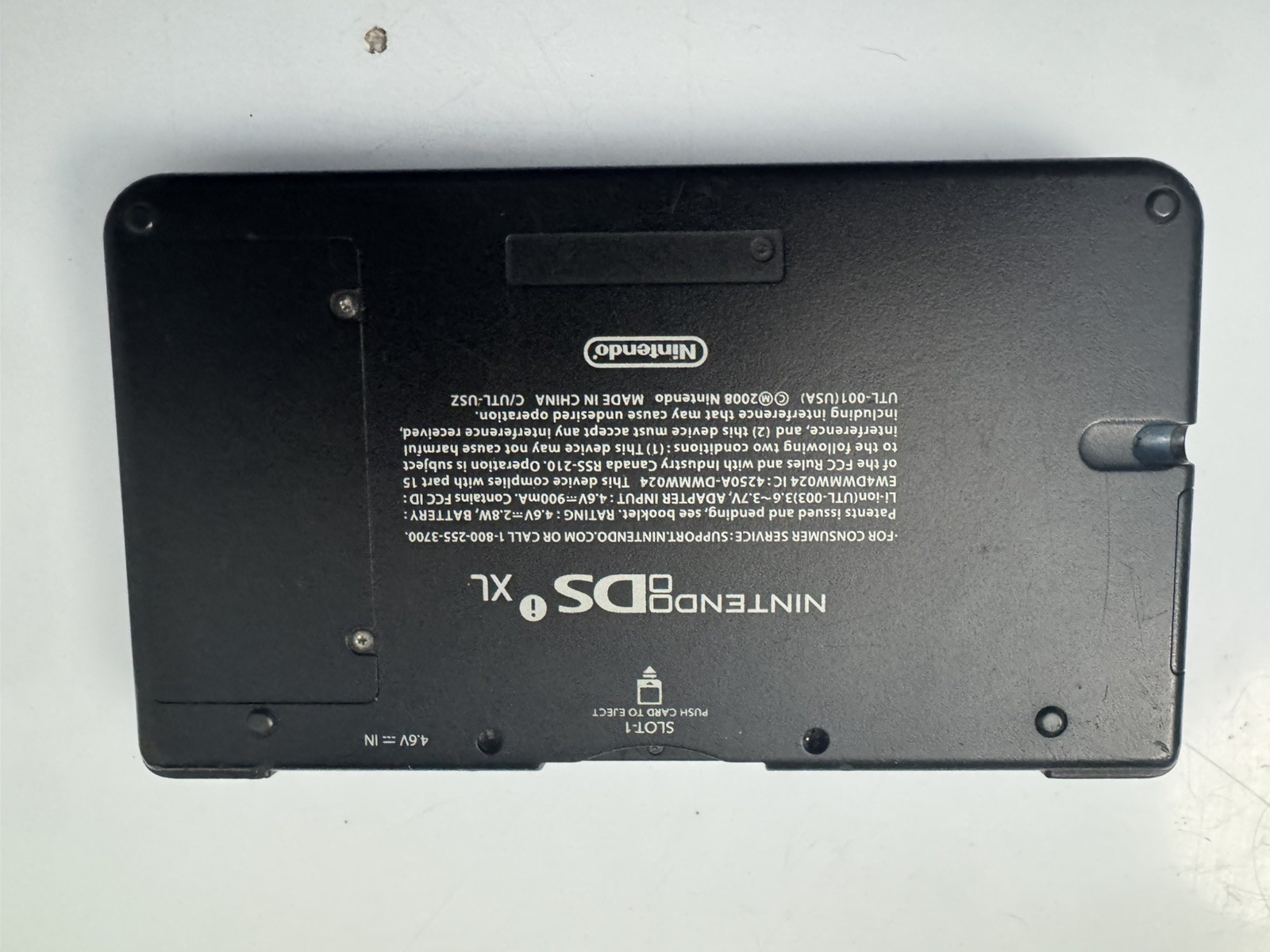 Nintendo DSi XL Midnight Blue Handheld Console System UTL-001 Tested No Stylus