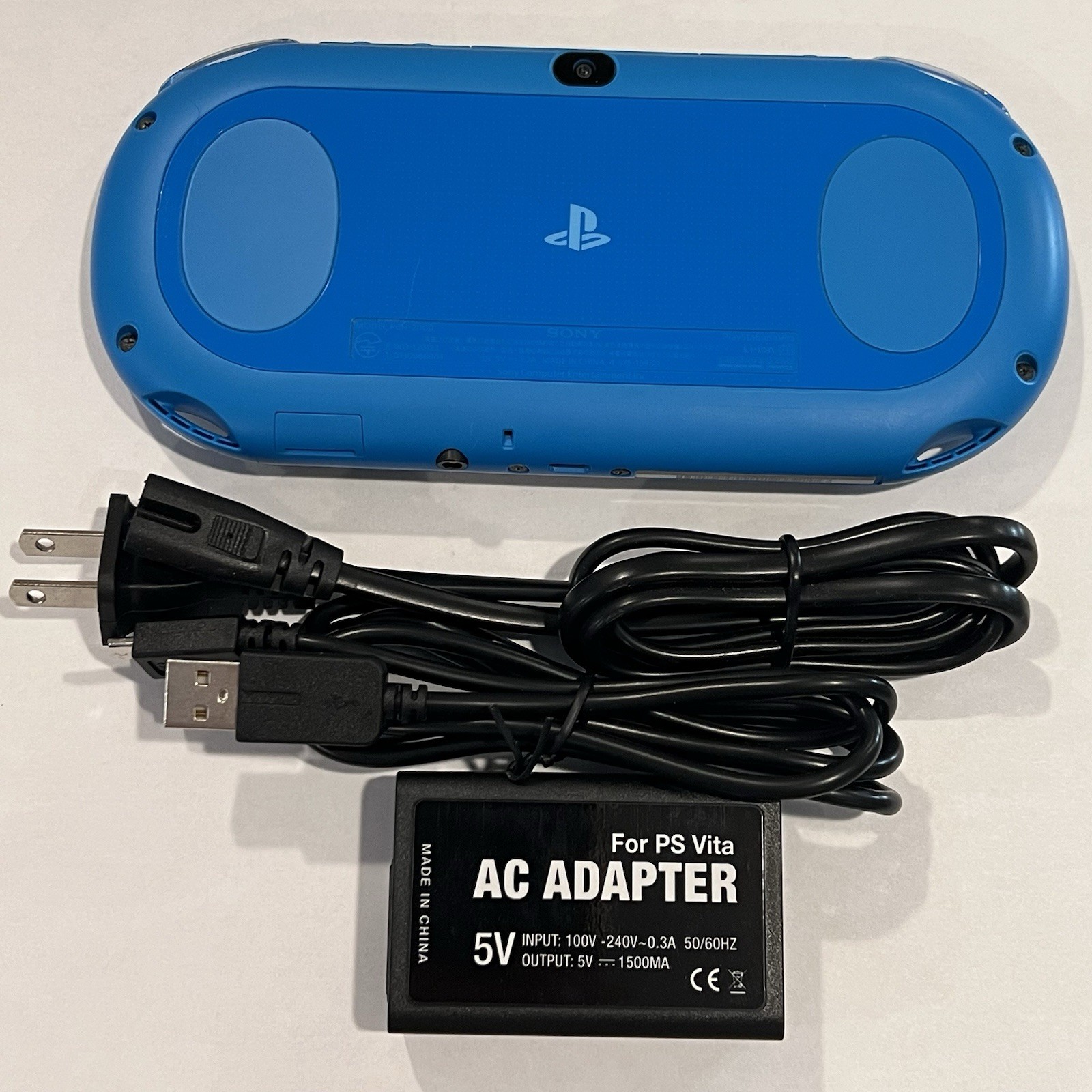 BLACK / BLUE Sony PSP 3000 System w/ Charger & 64gb Memory Card Bundle