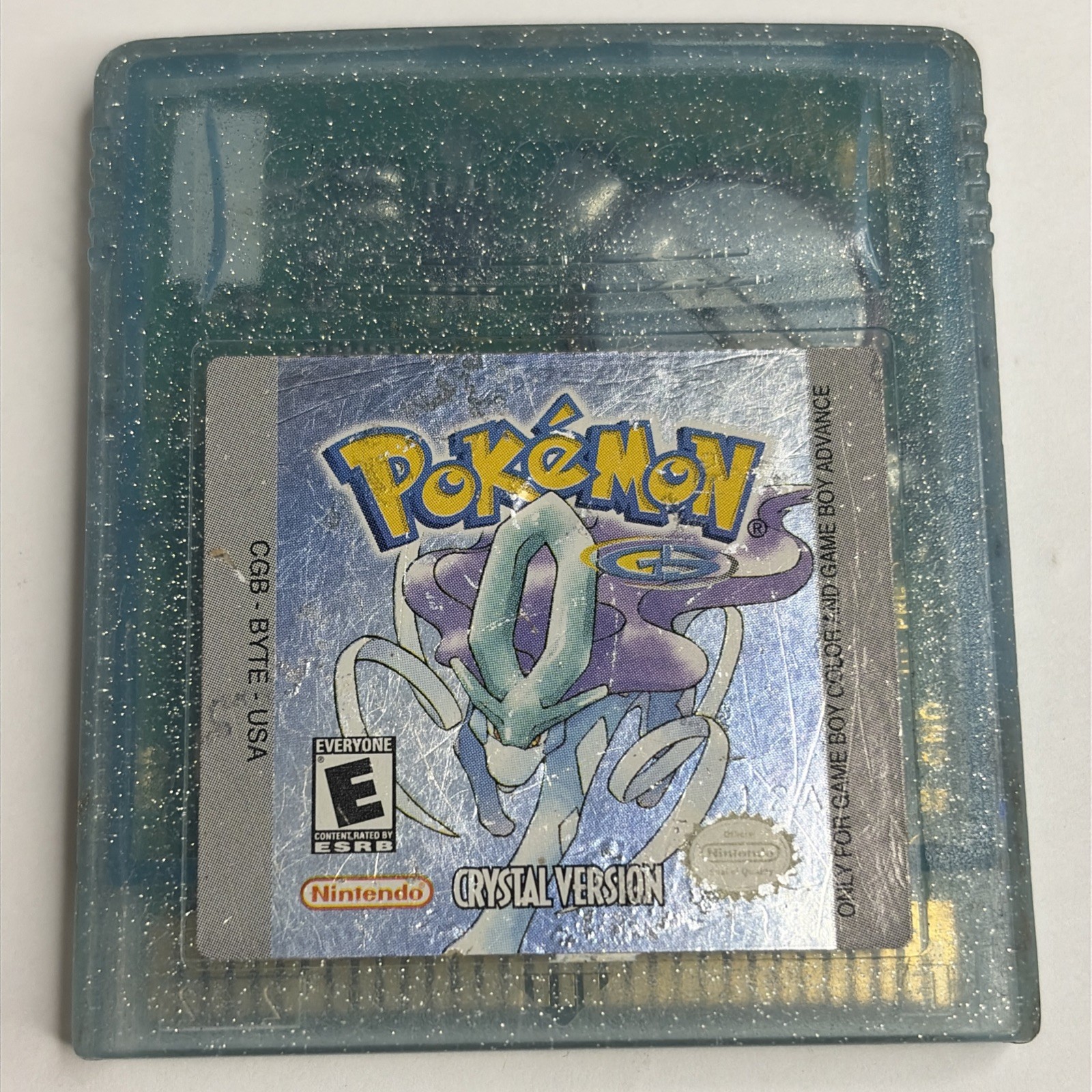 Pokemon: Crystal Version GBC (Game Boy Color, 2001) *New Battery* Authentic
