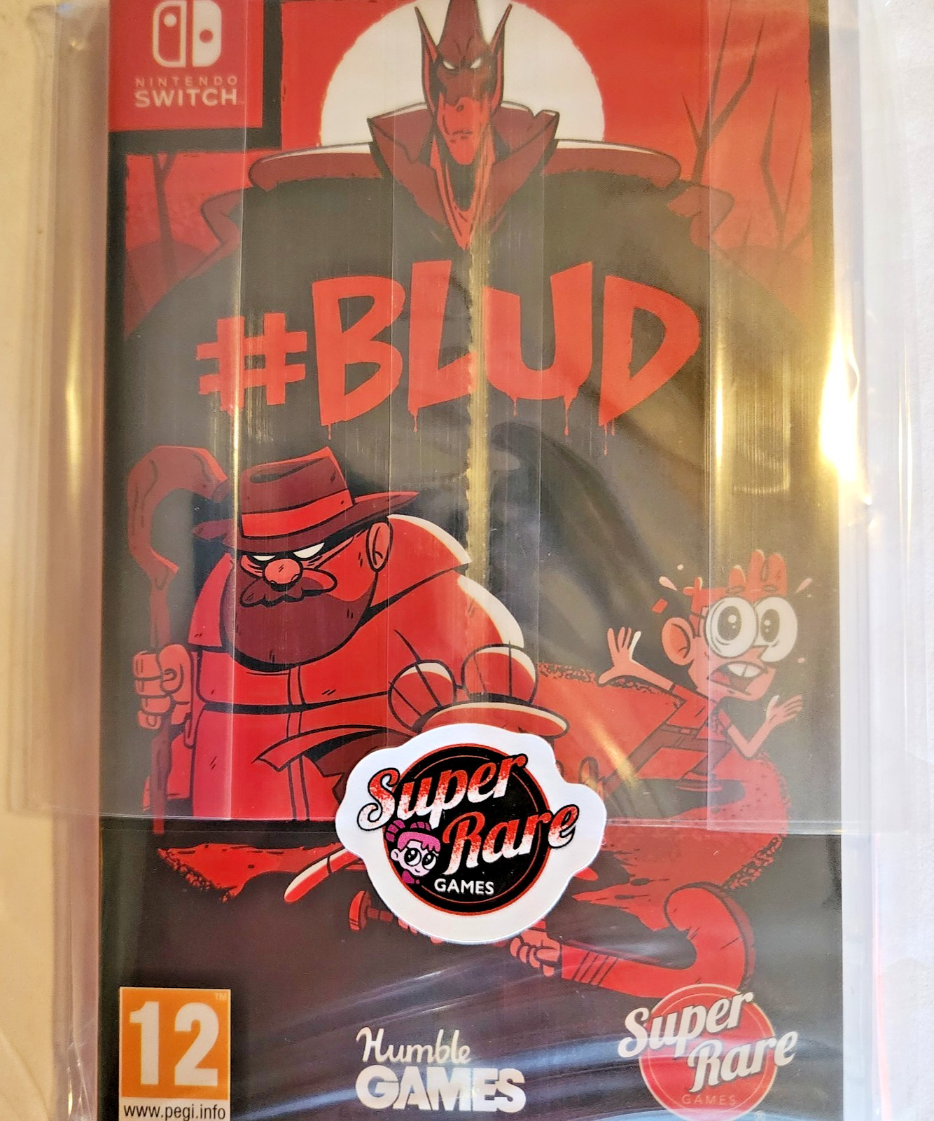 Super Rare Games #129 #BLUD Nintendo Switch Brand New Sealed With Cards/ Sticker