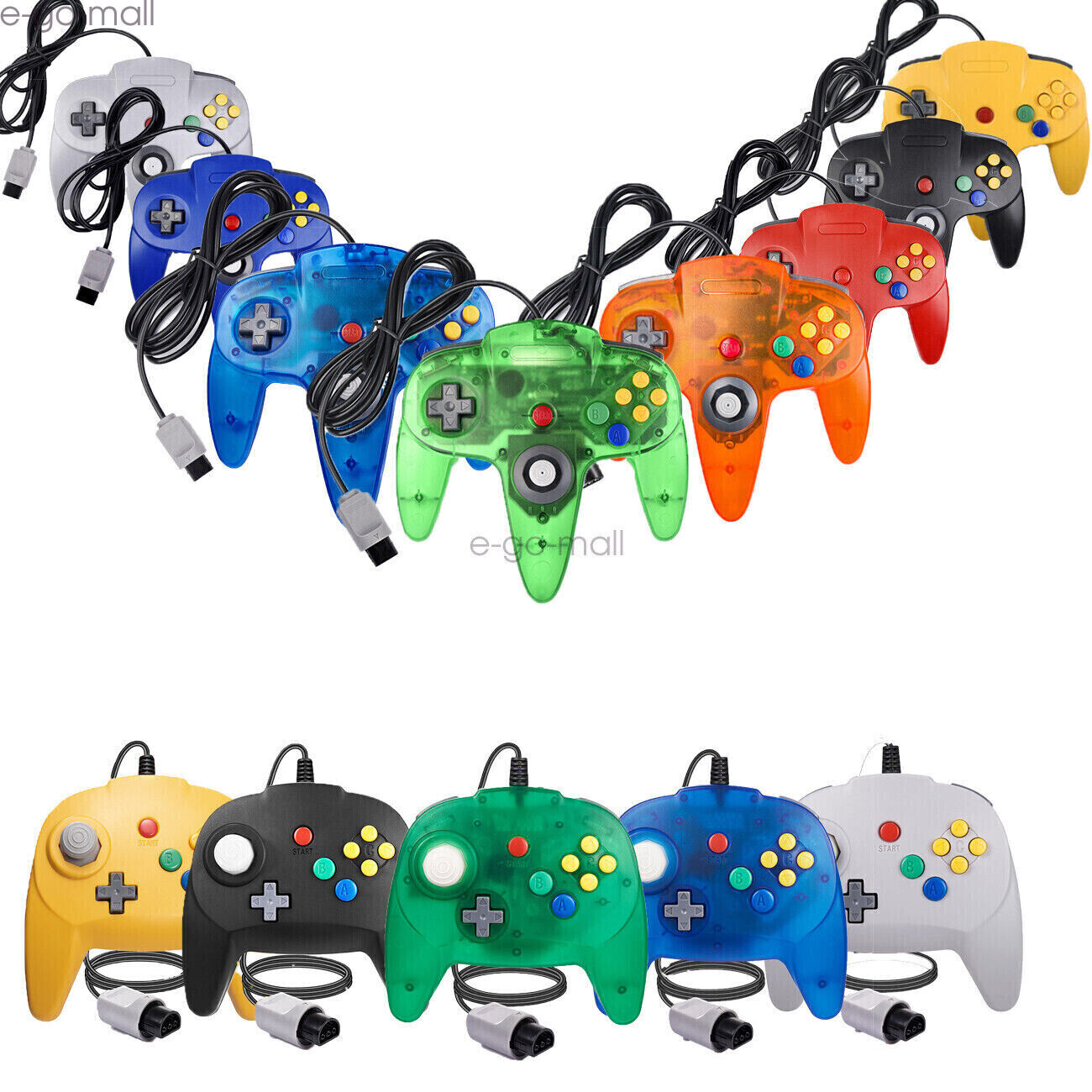 Choose Nintendo 64 Controller Color/Extension Cords! Mario Kart N64 Game System