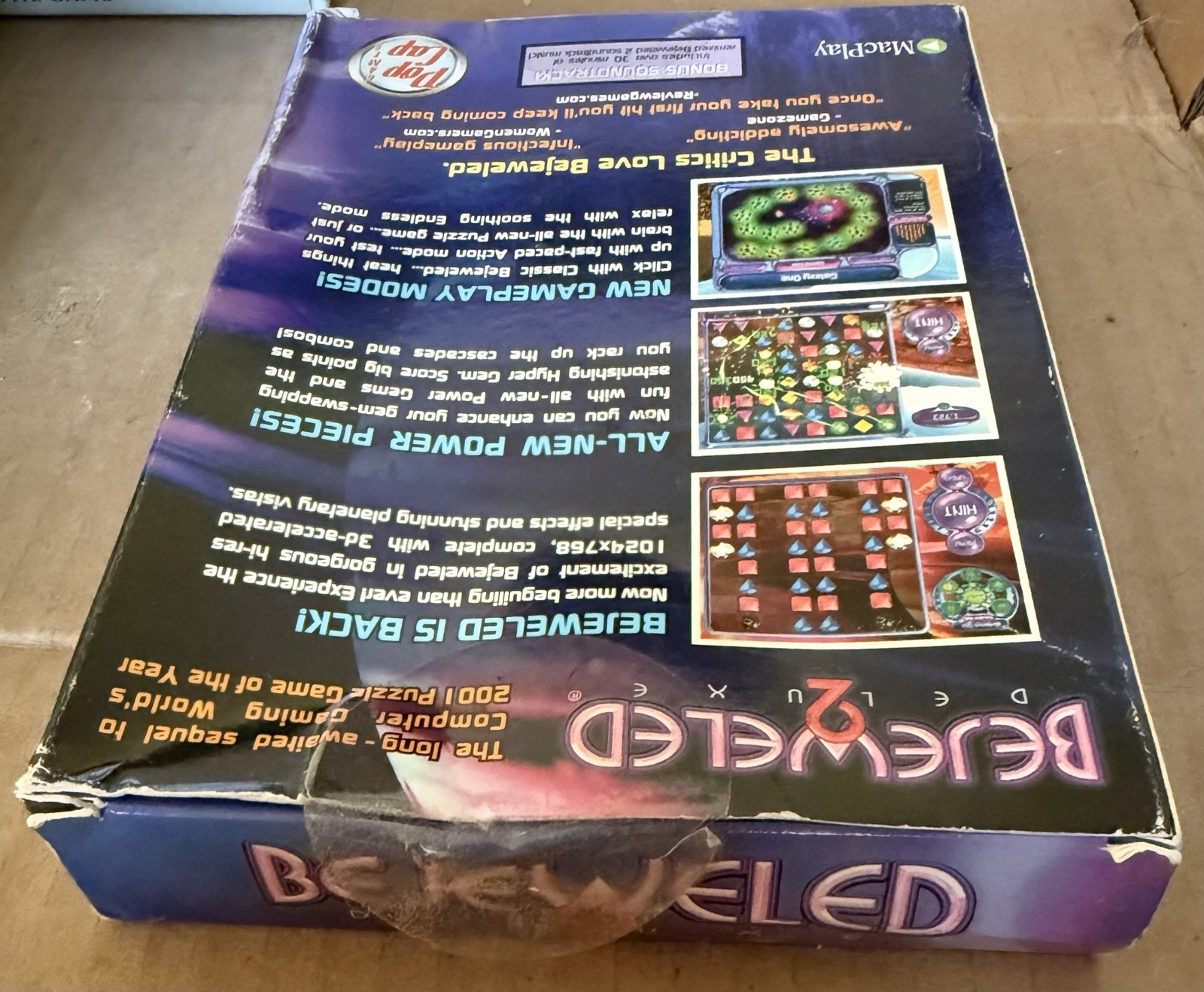 Bejeweled 2 Deluxe (PC, 2004) Factory Sealed *Open Box*