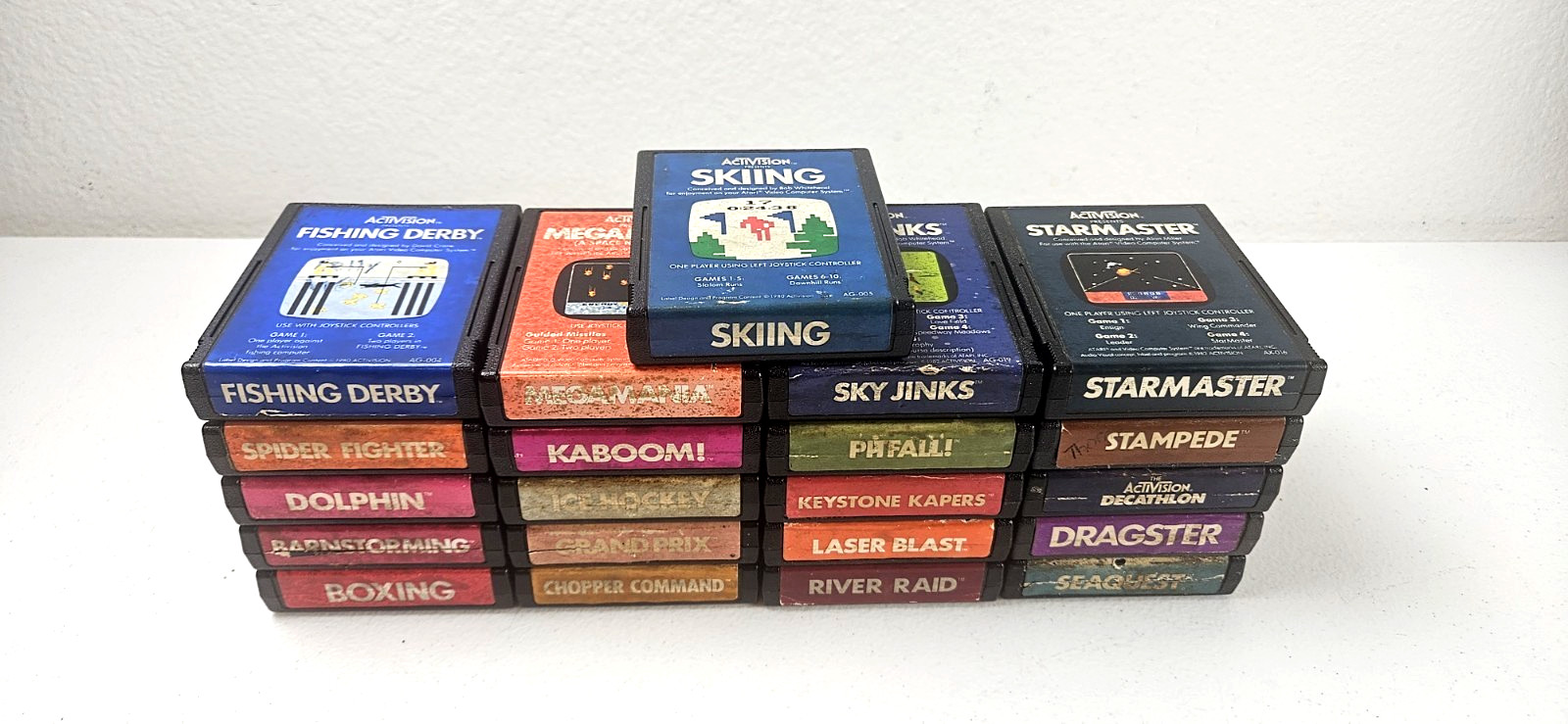 Atari 2600 Activision Games (LOT OF 21) Pitfall! River Raid, Kaboom Etc Untested