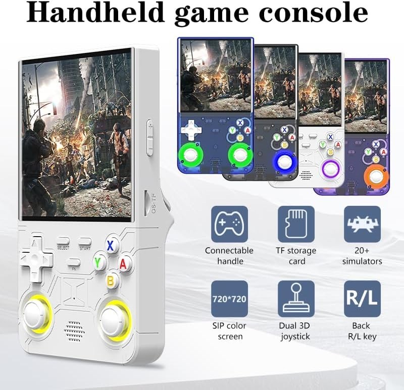 R36 Ultra Retro Handheld Game Console, with 64G Built-in 20000+ Games
