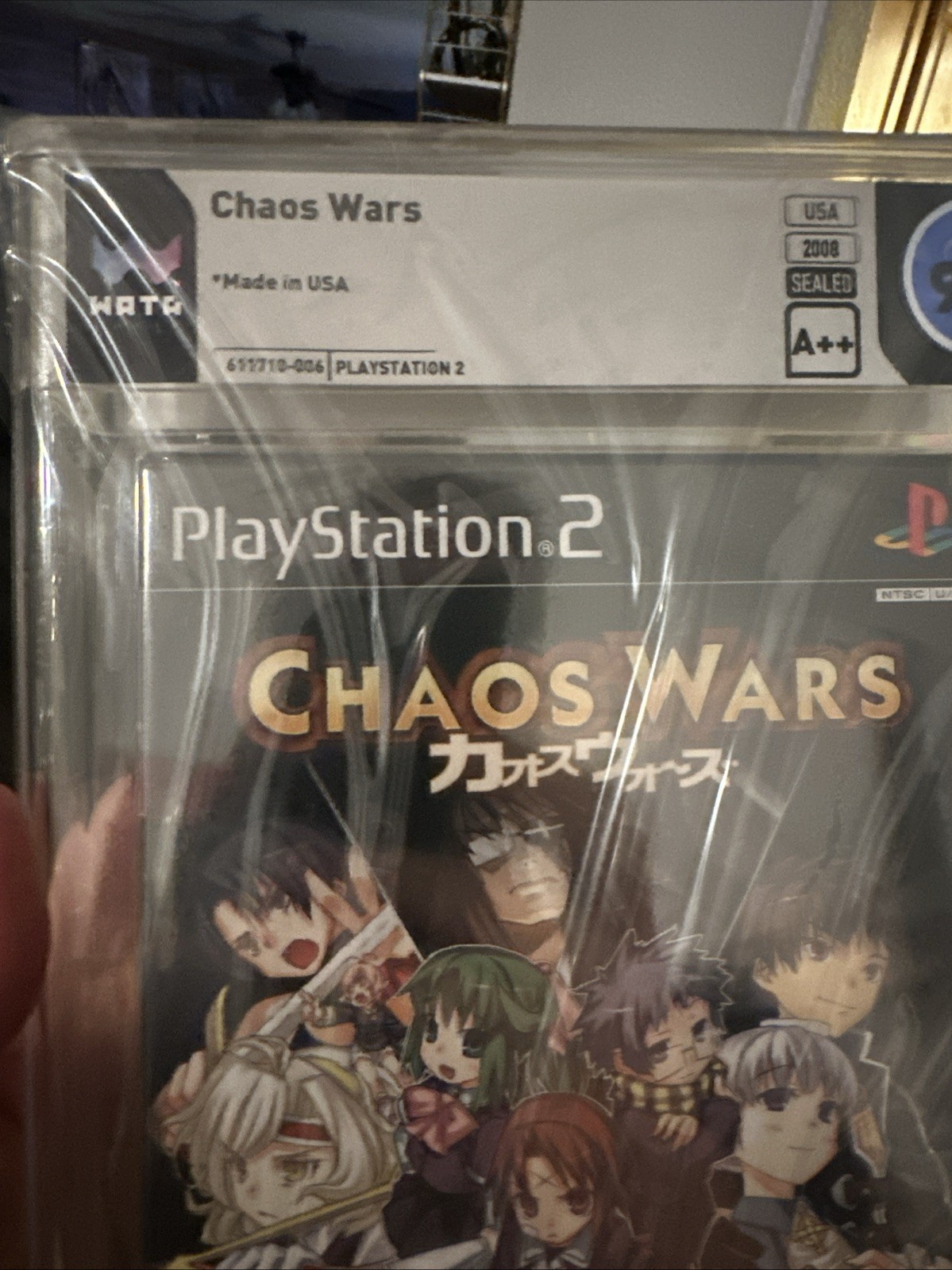 Chaos Wars (Sony PlayStation 2, 2008) – CGC Graded 9.8 A++, Sealed, Y-Fold RARE