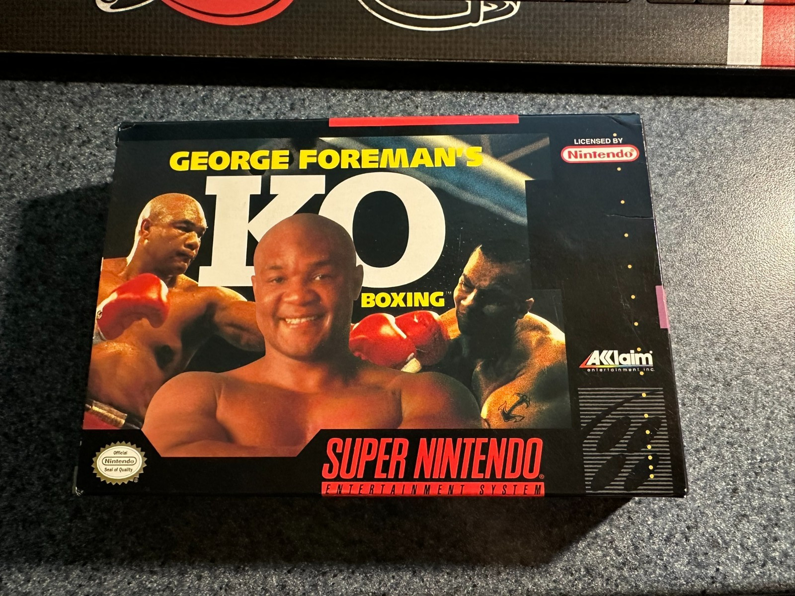 George Foreman’s KO Boxing for Super Nintendo (SNES) CIB Complete Excellent