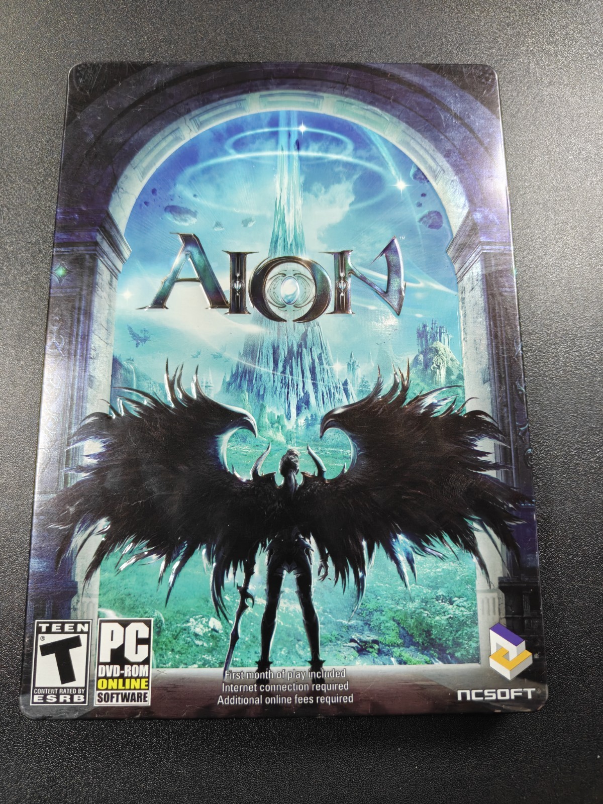 AION Steelbox Edition PC DVD-ROM (2009) CIB Complete w/Manual Mint Discs